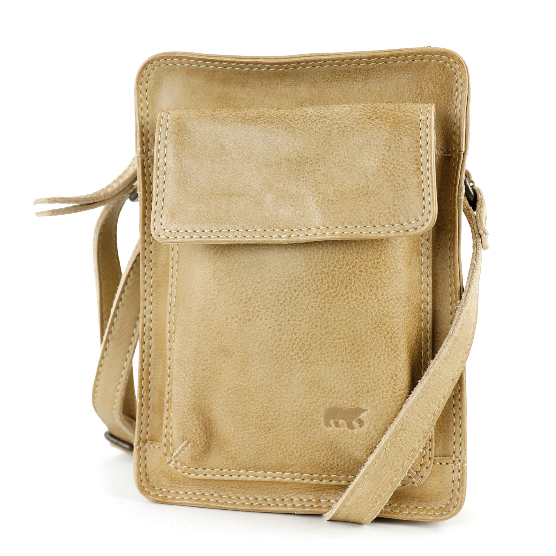 Shoulder bag 'Carmen' beige