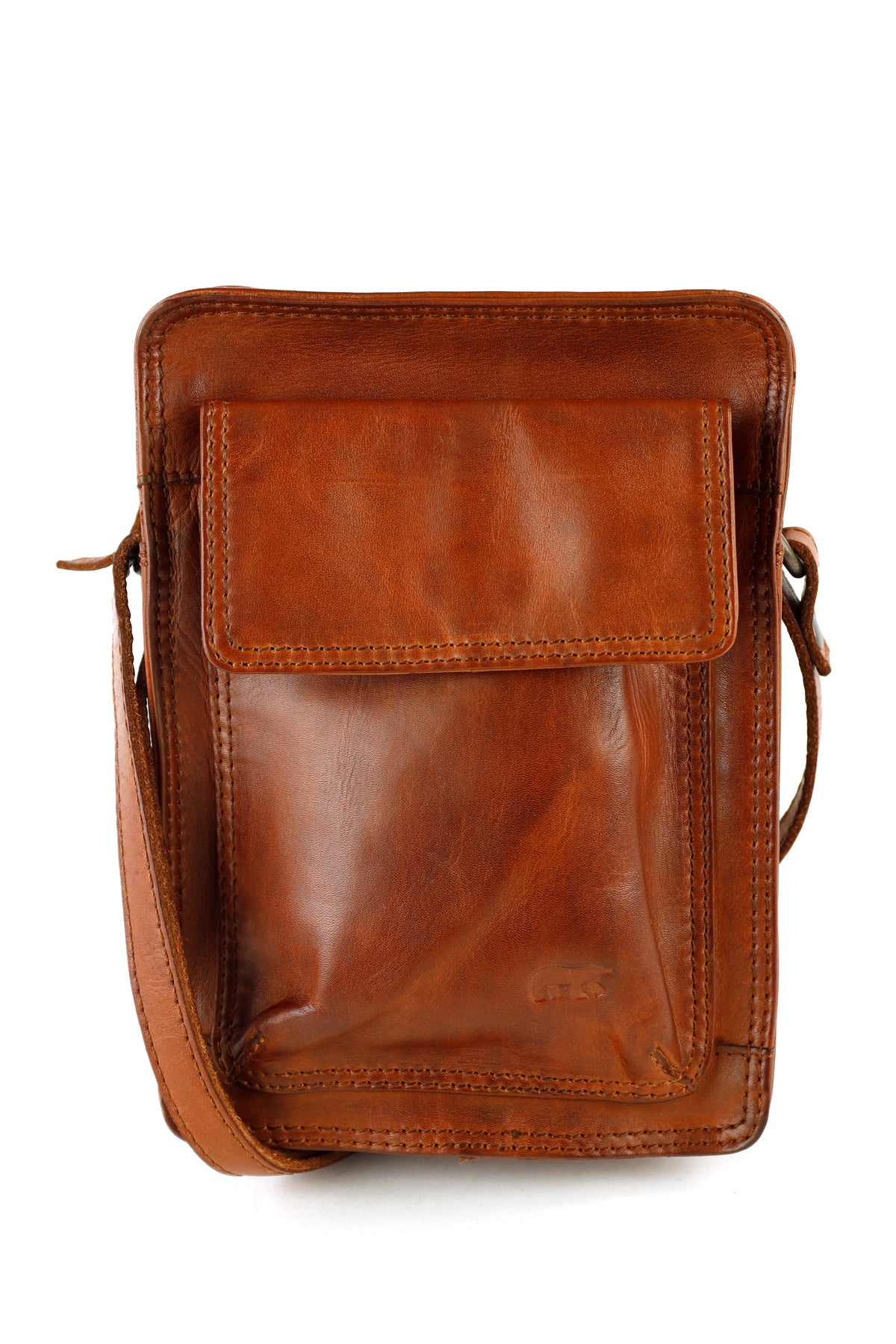 Shoulder bag 'Carmen' cognac