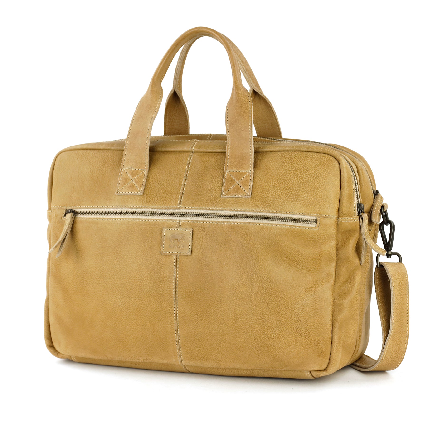 Weekender/laptoptas 15.6" 'Lou' beige