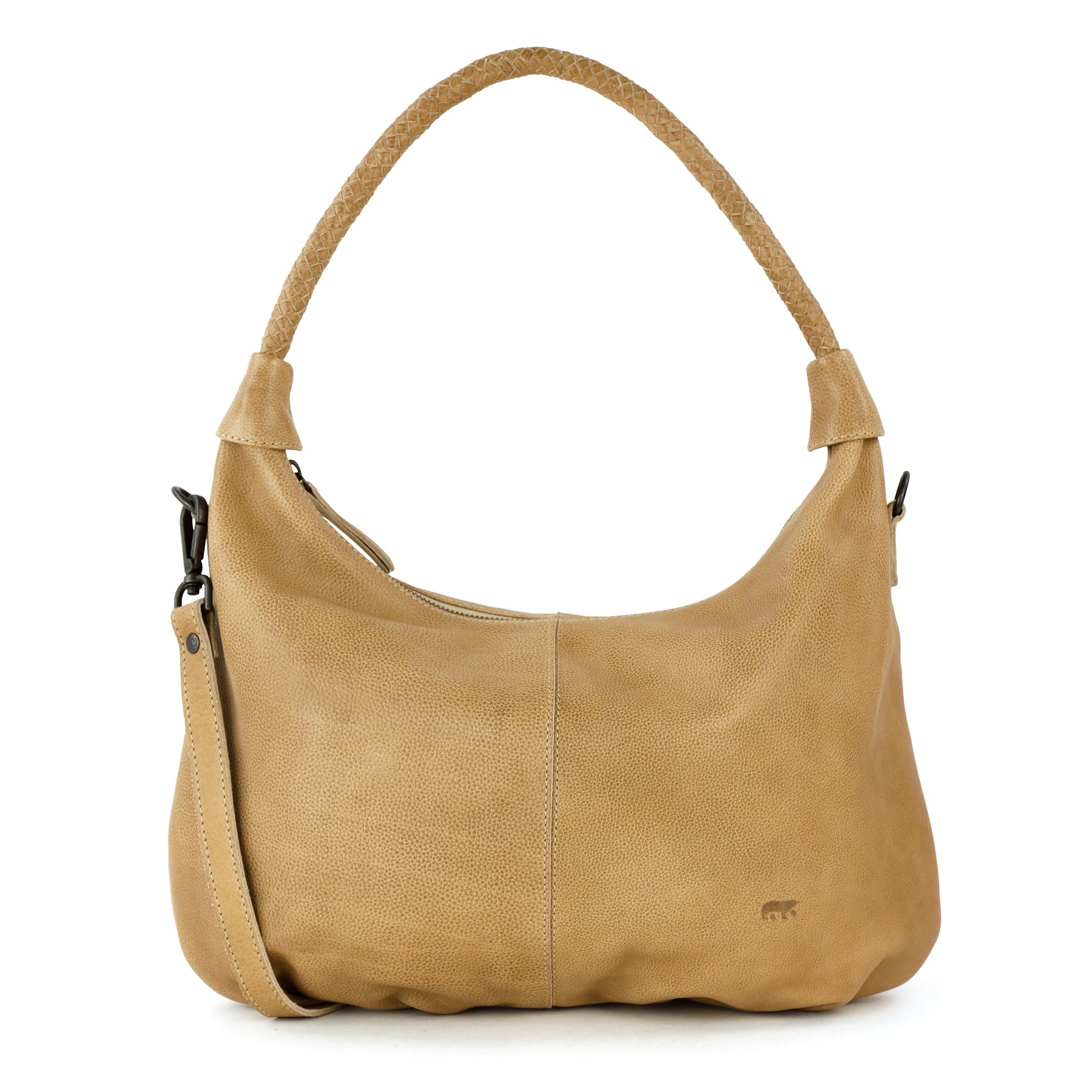 Schouder-/buideltas 'Mia' beige