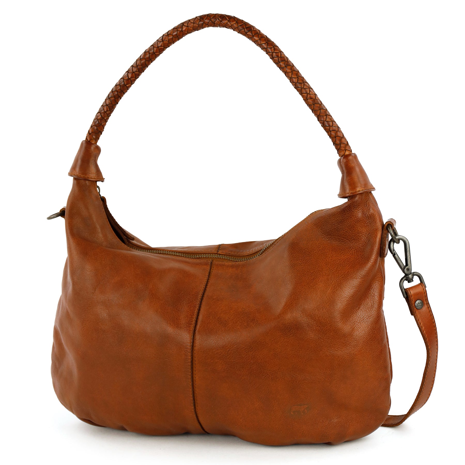Schouder-/buideltas 'Mia' cognac