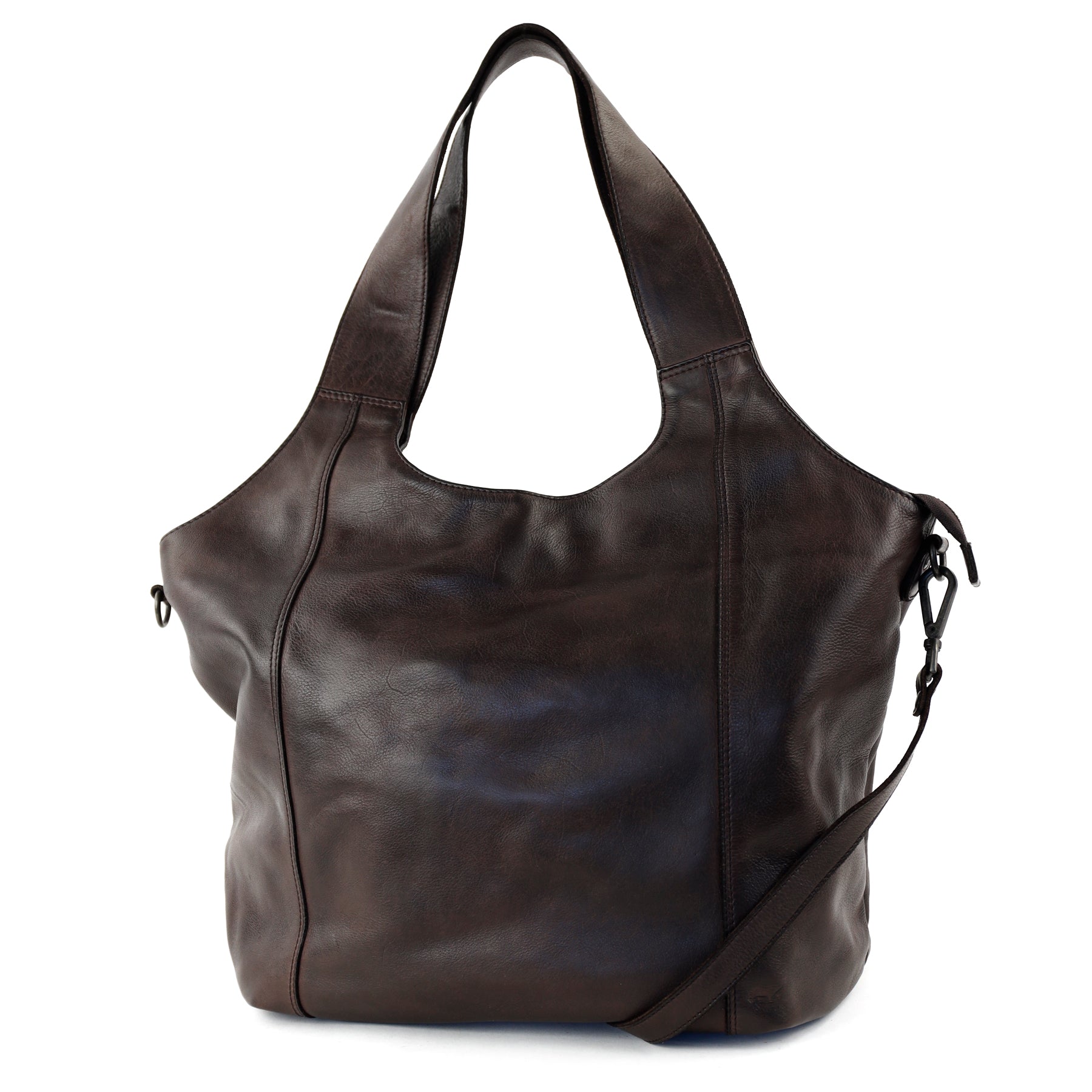 Ruime shopper/buideltas 'Aurora' donkerbruin