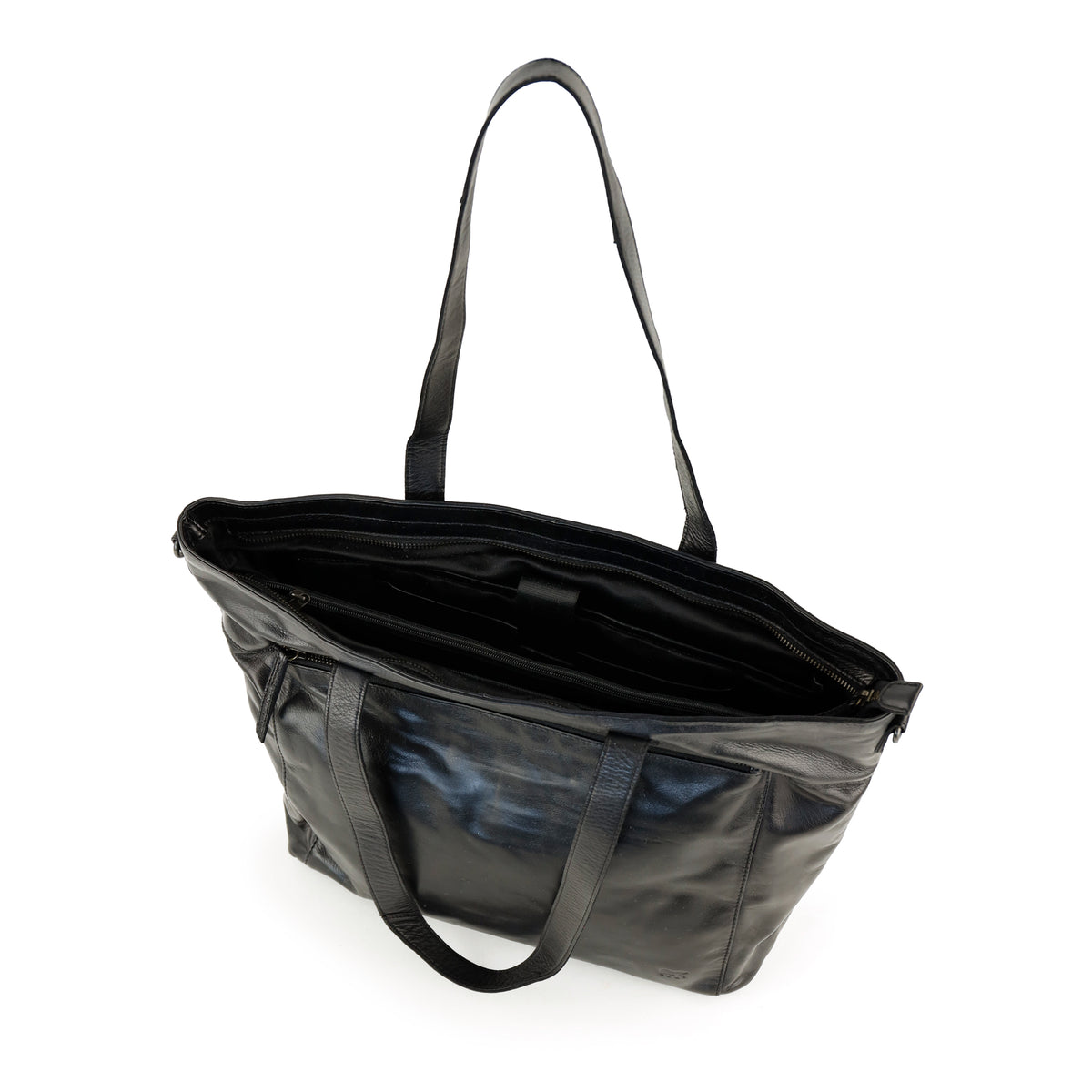 Laptoptas/shopper 14” 'Emila' zwart