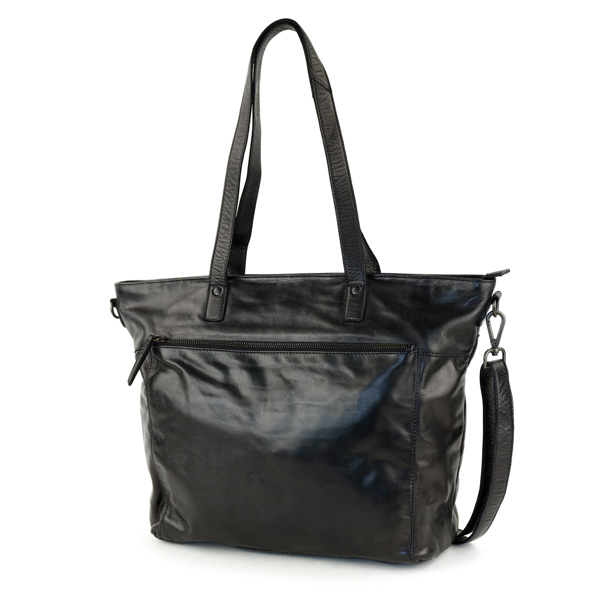 Laptoptas/shopper 14” 'Emila' zwart