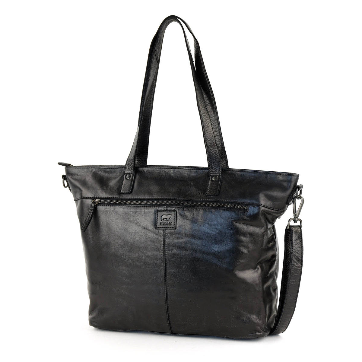 Laptoptas/shopper 14” 'Emila' zwart