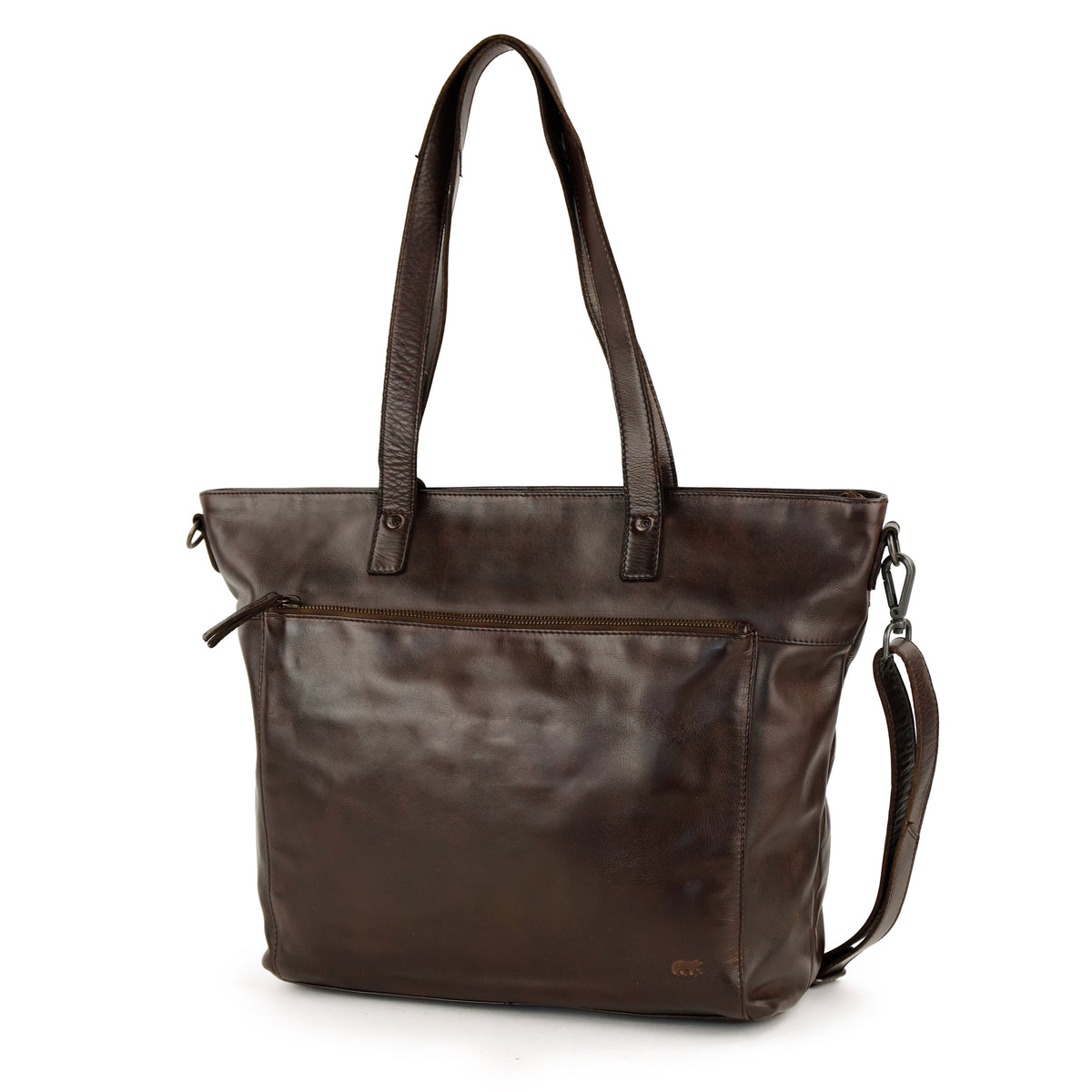 Laptoptas/shopper 14” 'Emila' donkerbruin