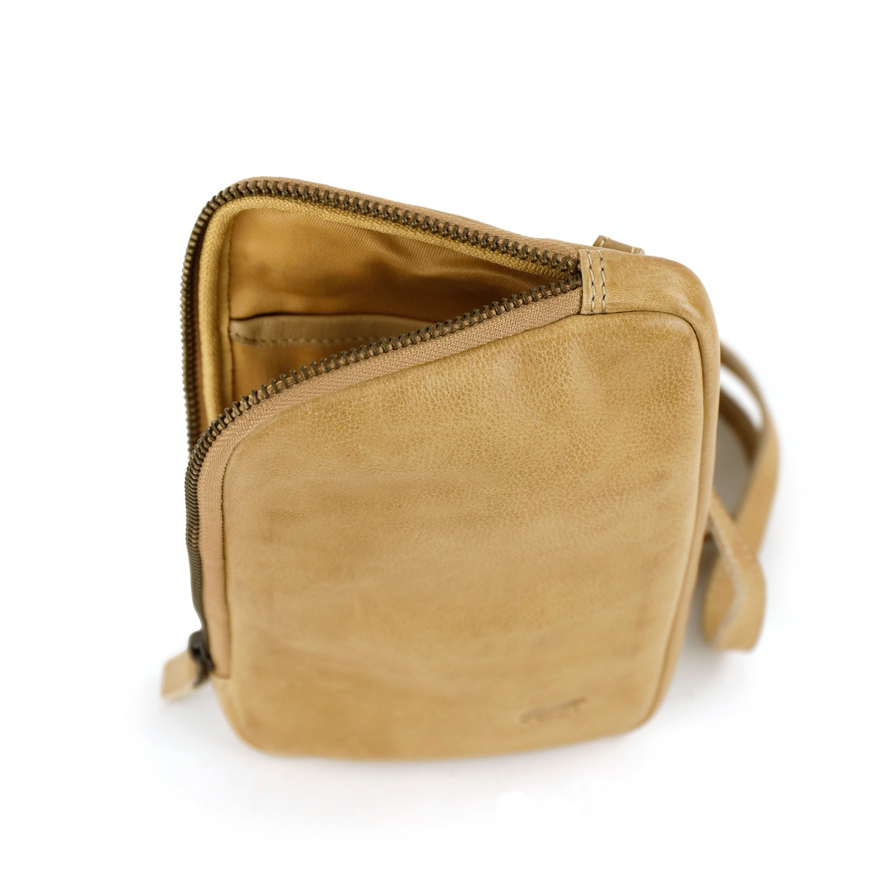 Telefoon-/schoudertasje 'Camille' beige