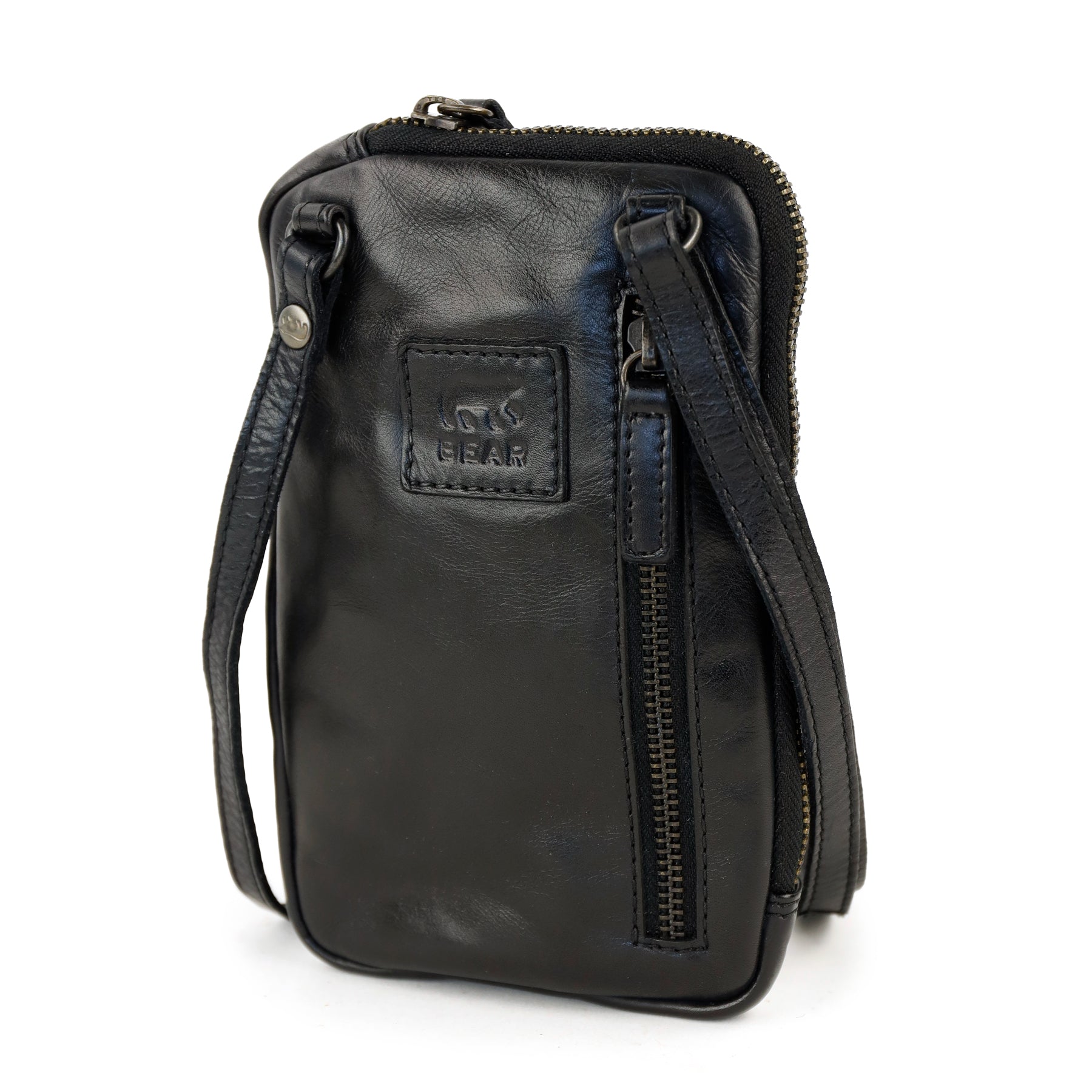 Phone/shoulder bag 'Camille' black