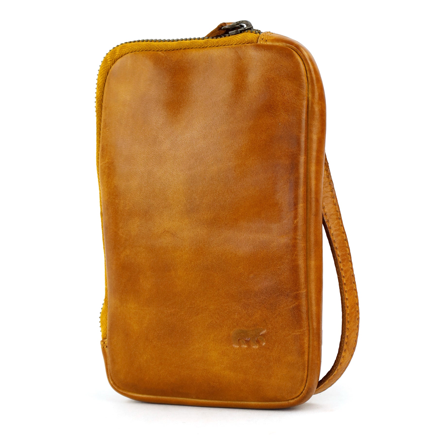 Phone/shoulder bag 'Camille' yellow