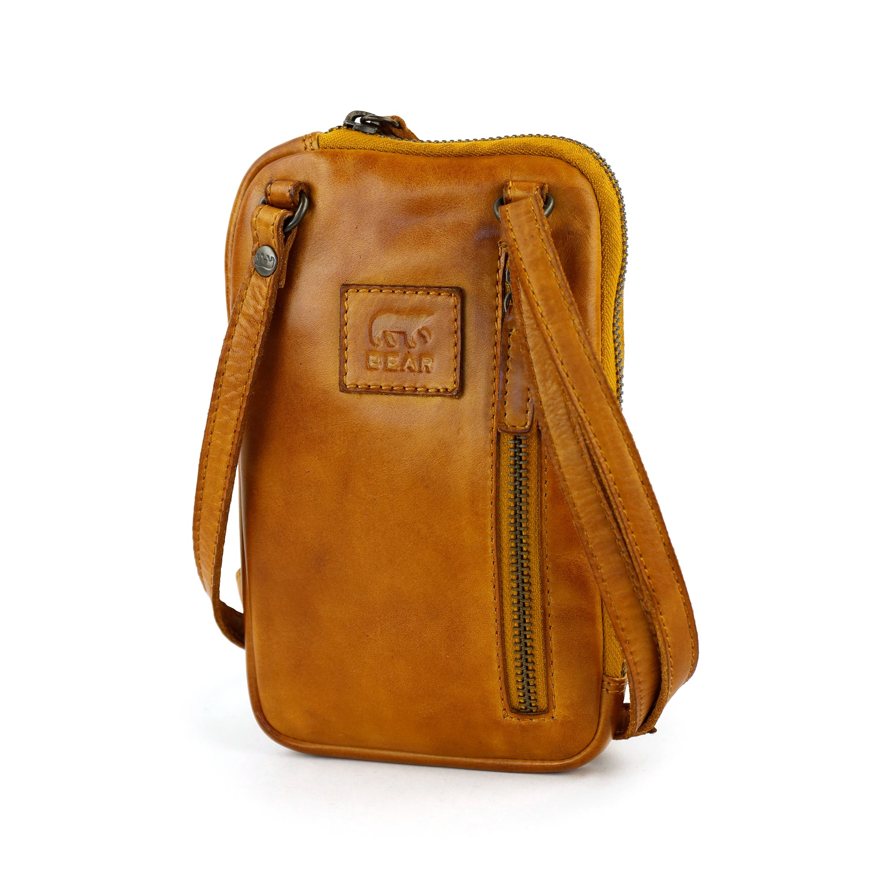 Phone/shoulder bag 'Camille' yellow