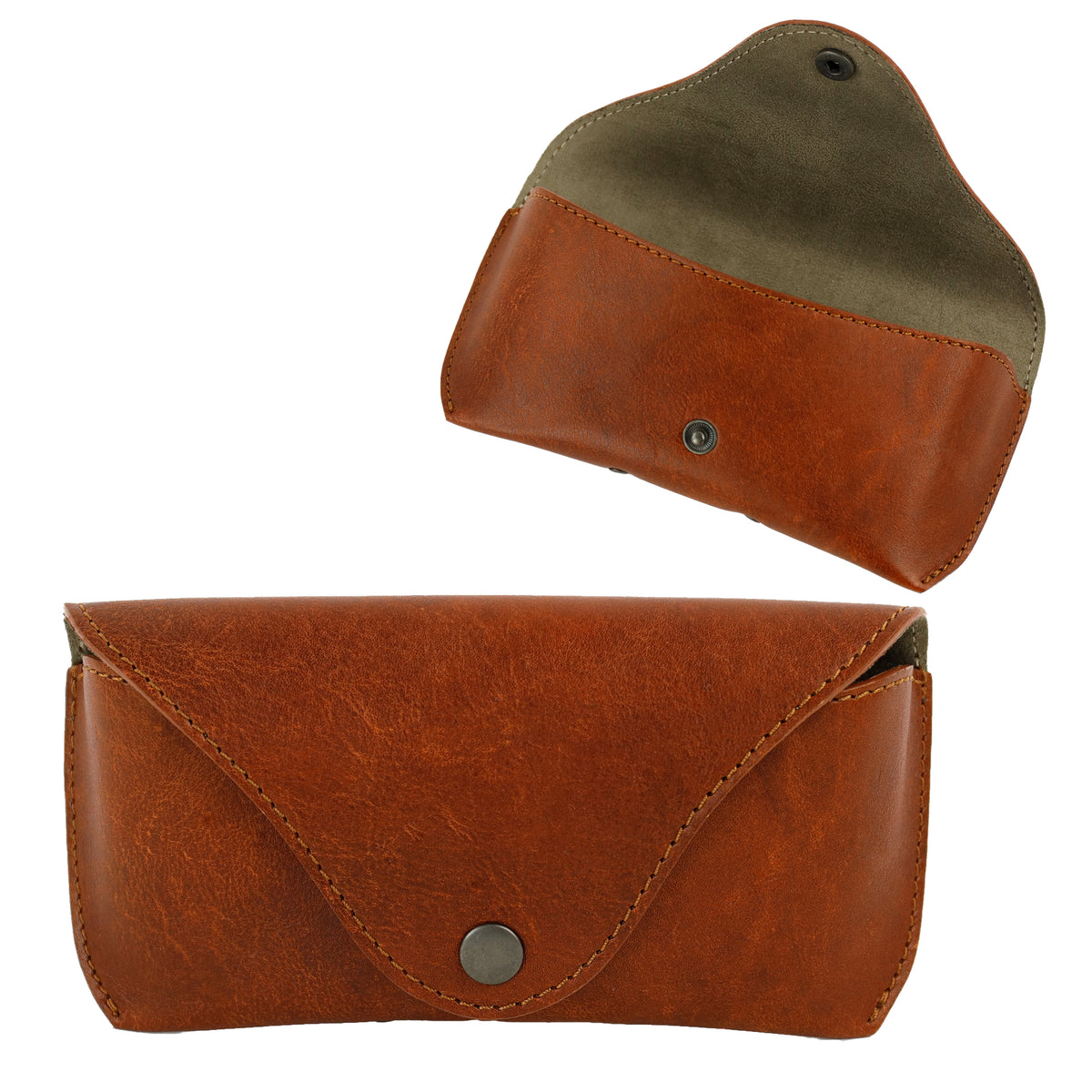 Luxury Glasses Case 'Nikki' – Cognac
