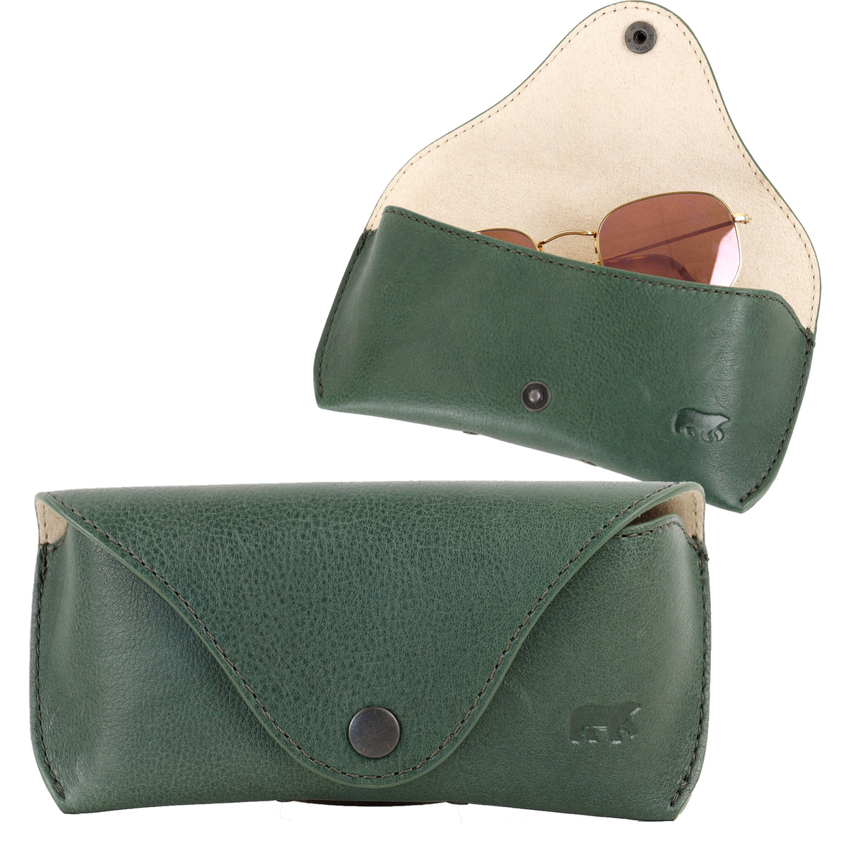 Luxury Glasses Case 'Nikki' – Cognac