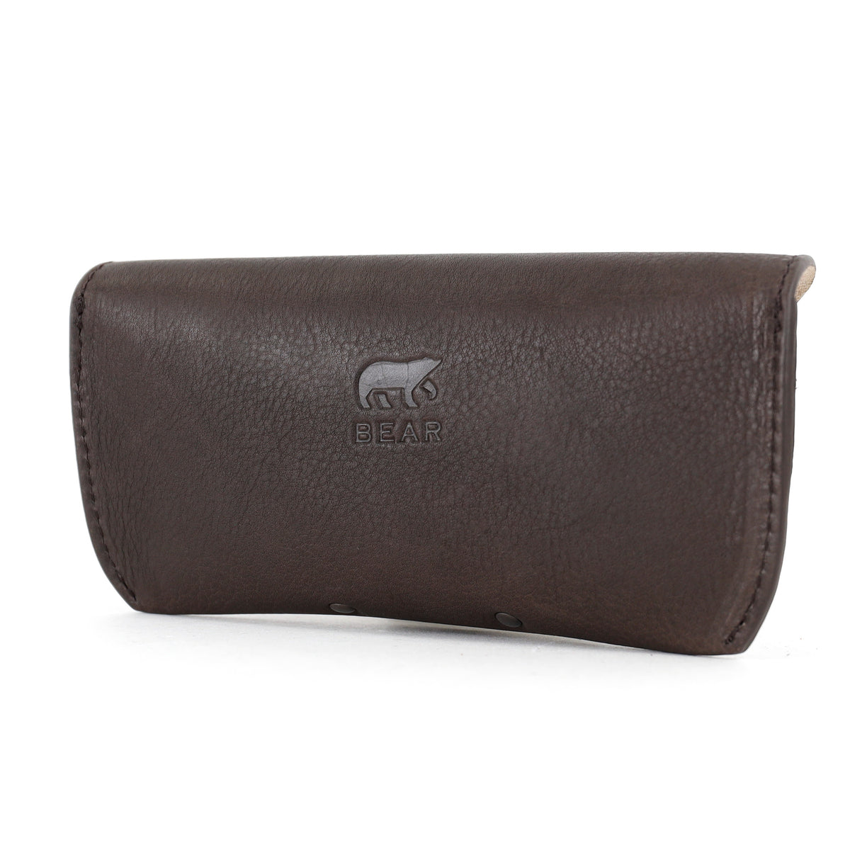 Luxe brillenkoker 'Nikki' chocolate