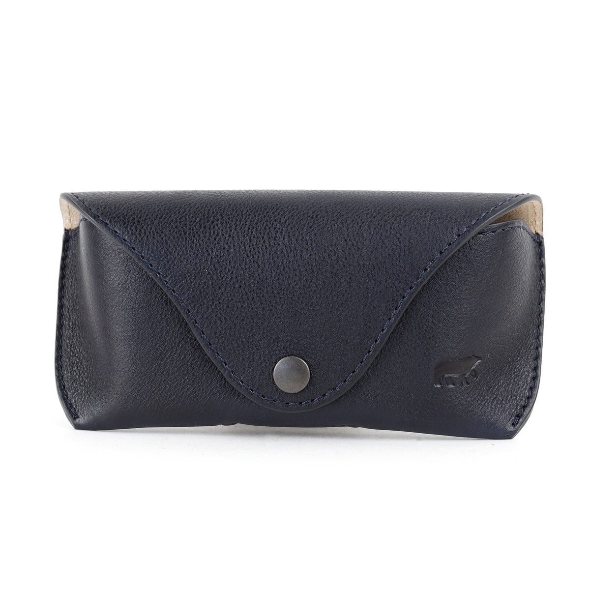 Luxe brillenkoker 'Nikki' donkerblauw