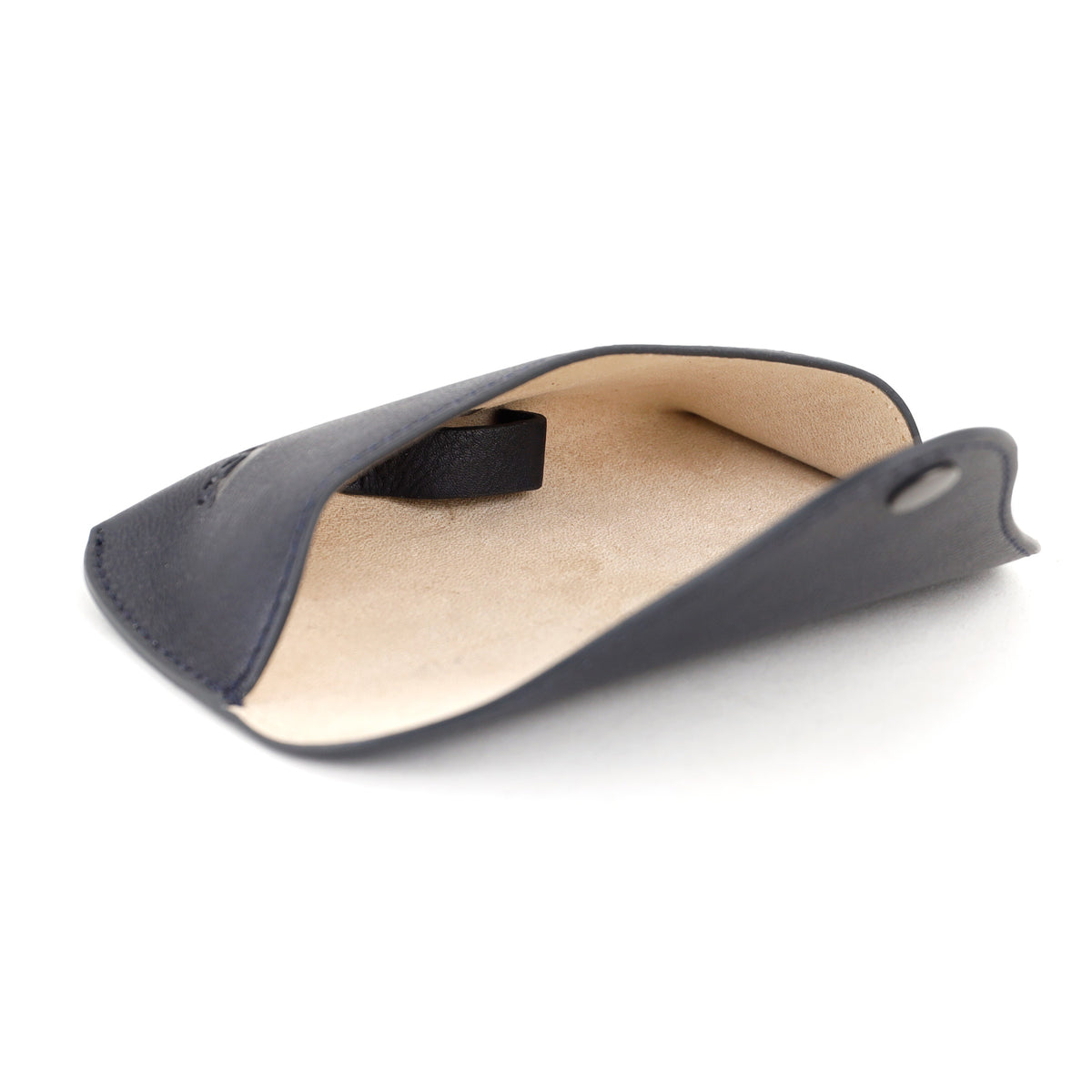 Luxe brillenkoker 'Nikki' donkerblauw