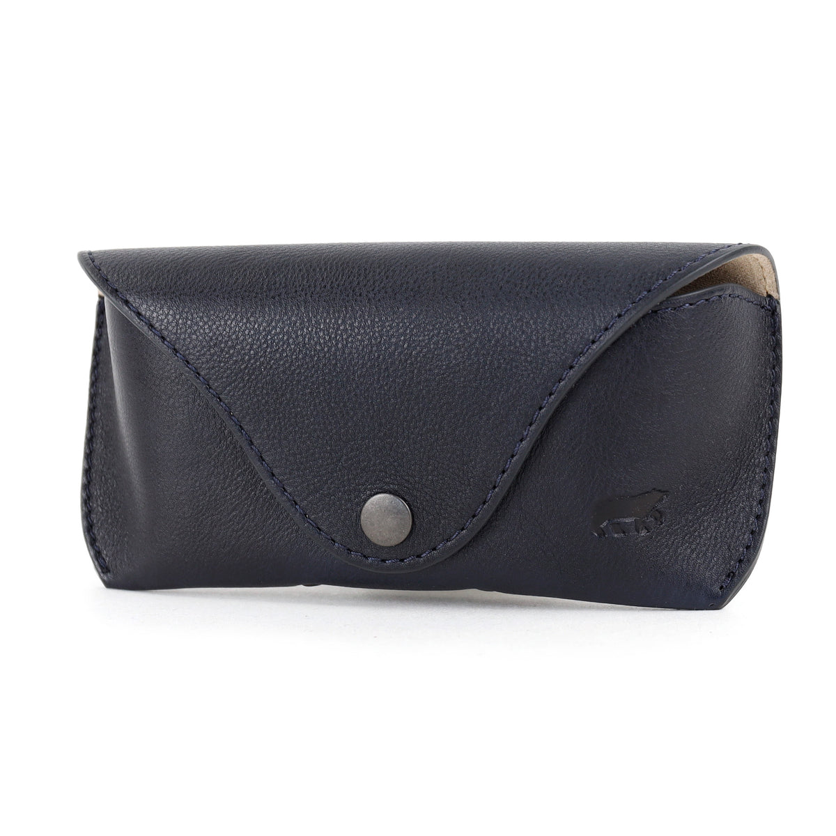 Luxe brillenkoker 'Nikki' donkerblauw