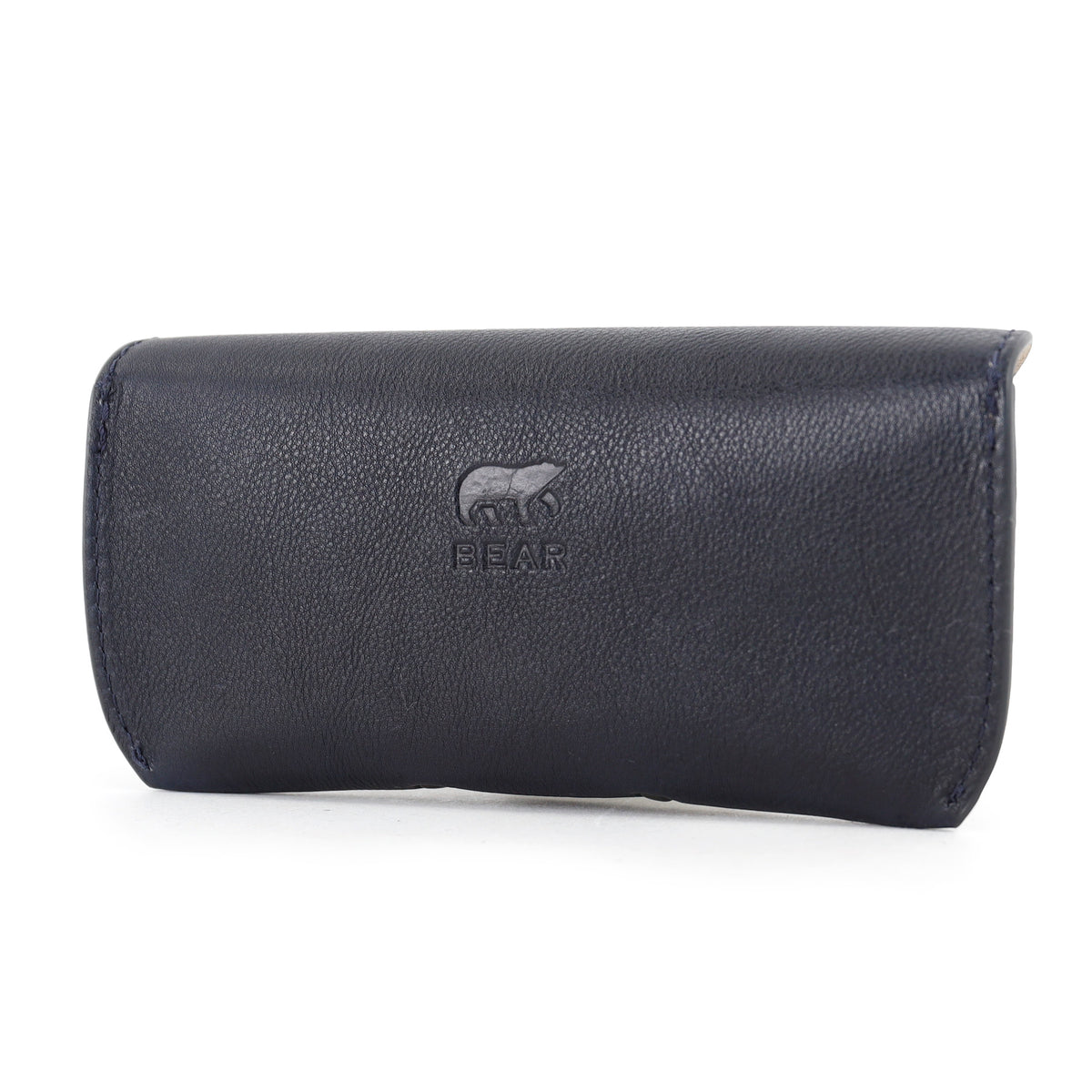 Luxe brillenkoker 'Nikki' donkerblauw