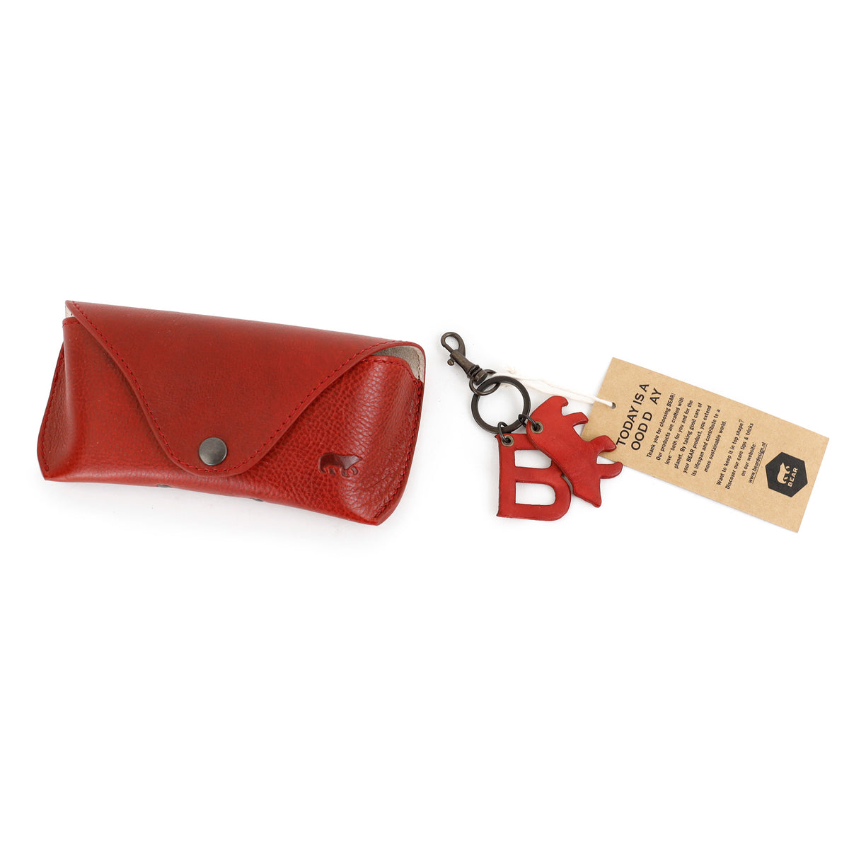 Luxe brillenkoker 'Nikki' rood