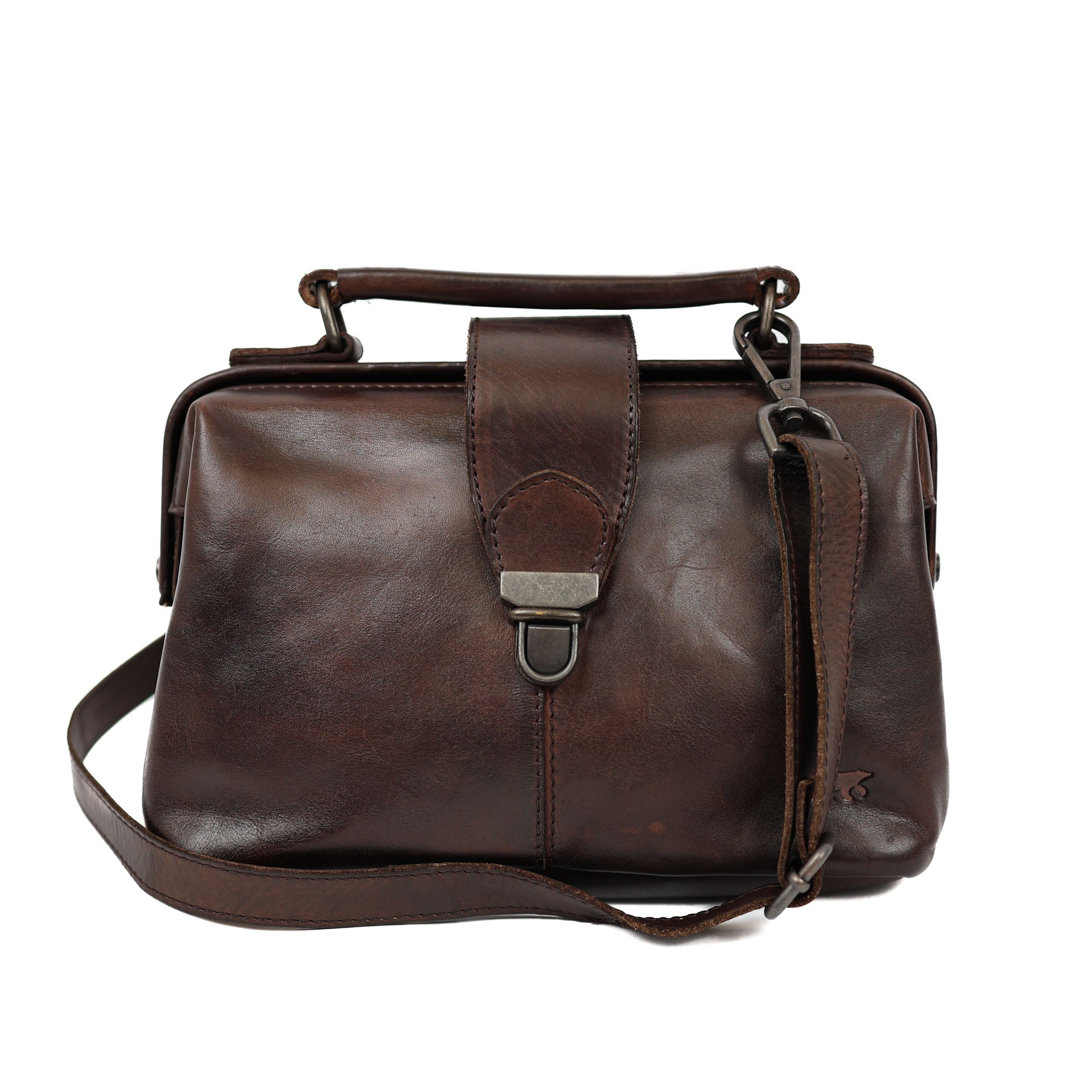 Mini doctor's bag 'Julia' M dark brown