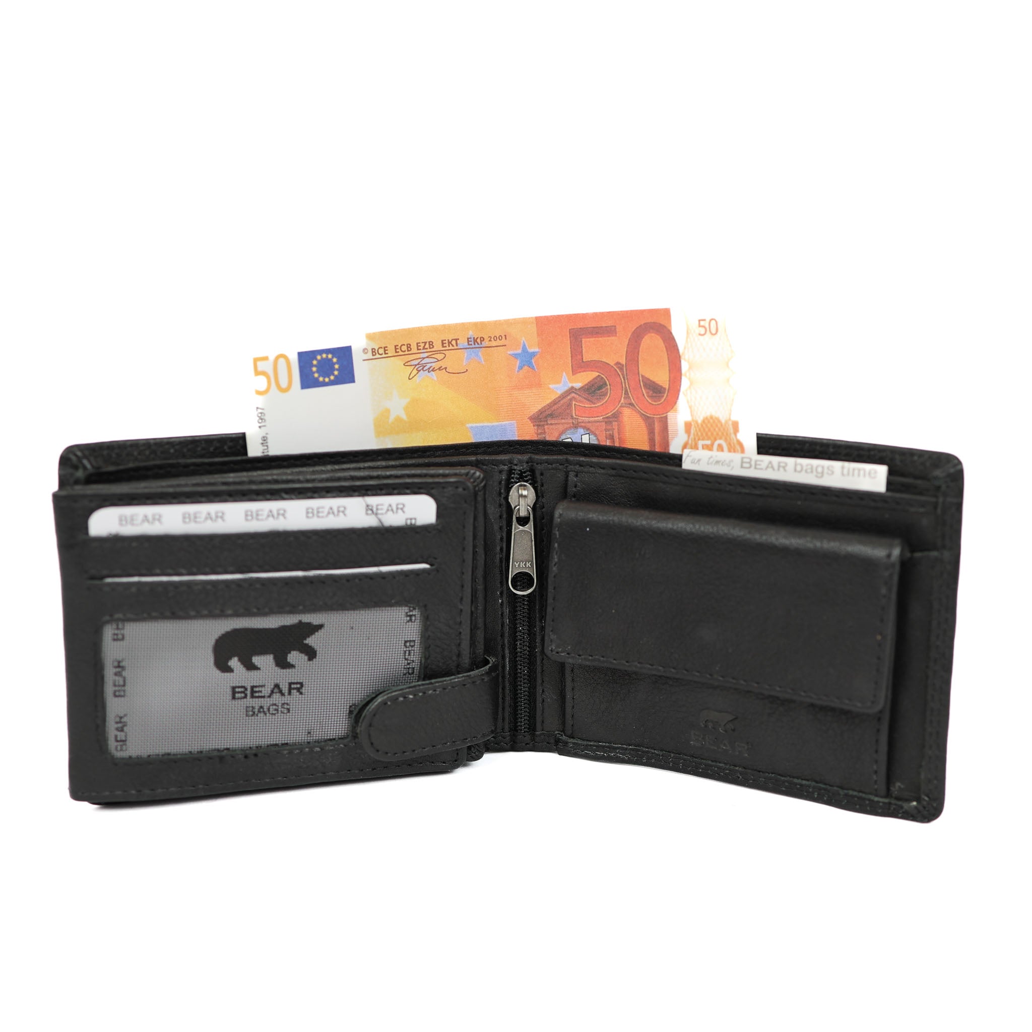 Billfold 'Abel' zwart