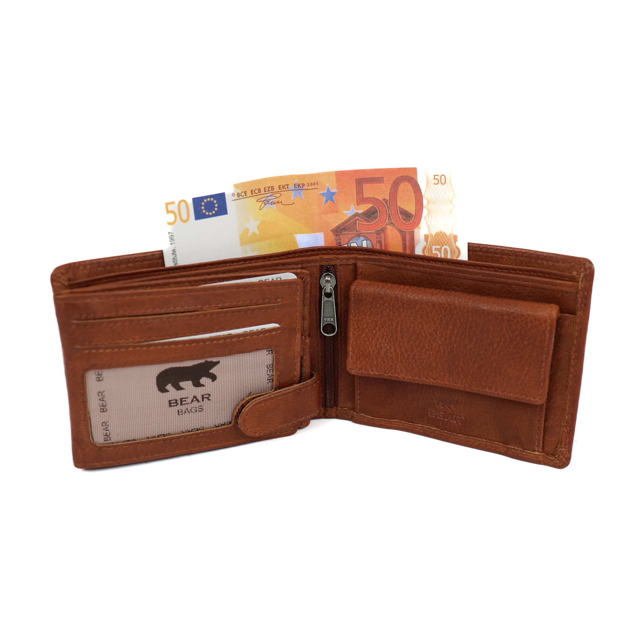 Billfold 'Abel' cognac