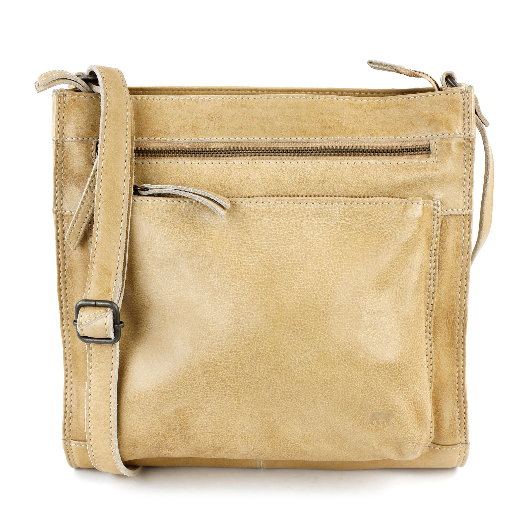 Ruime schoudertas 'Marisa' beige