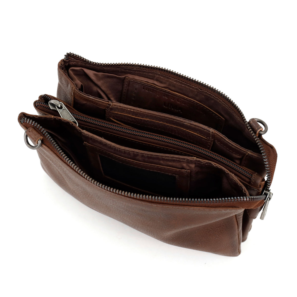 Purse bag 'Uma' cognac - CP 1119
