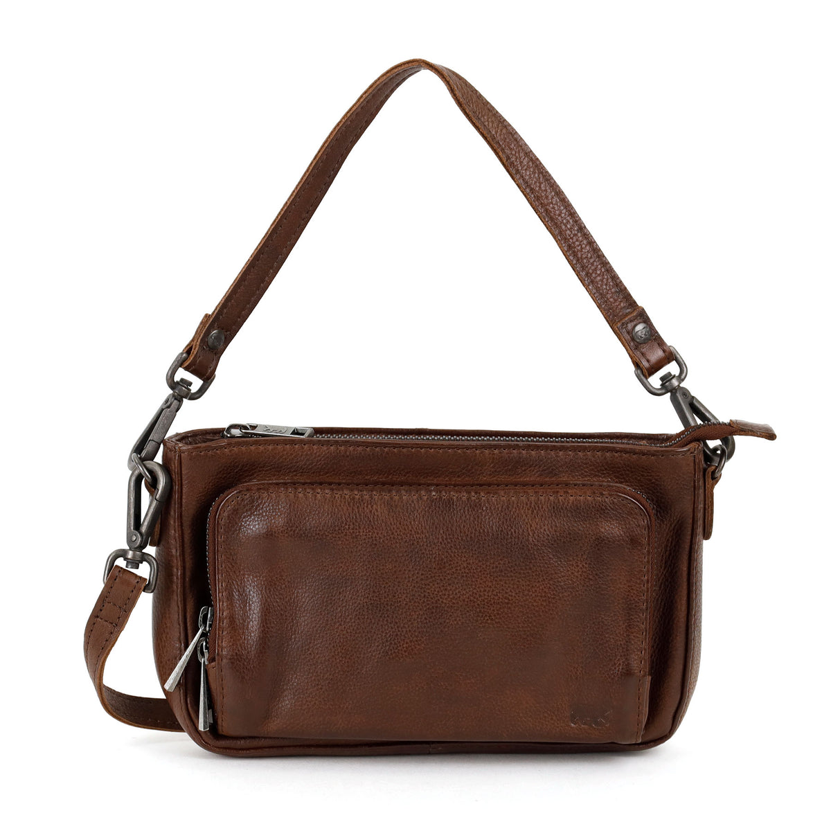 Small handbag/shoulderbag 'Livia' cognac