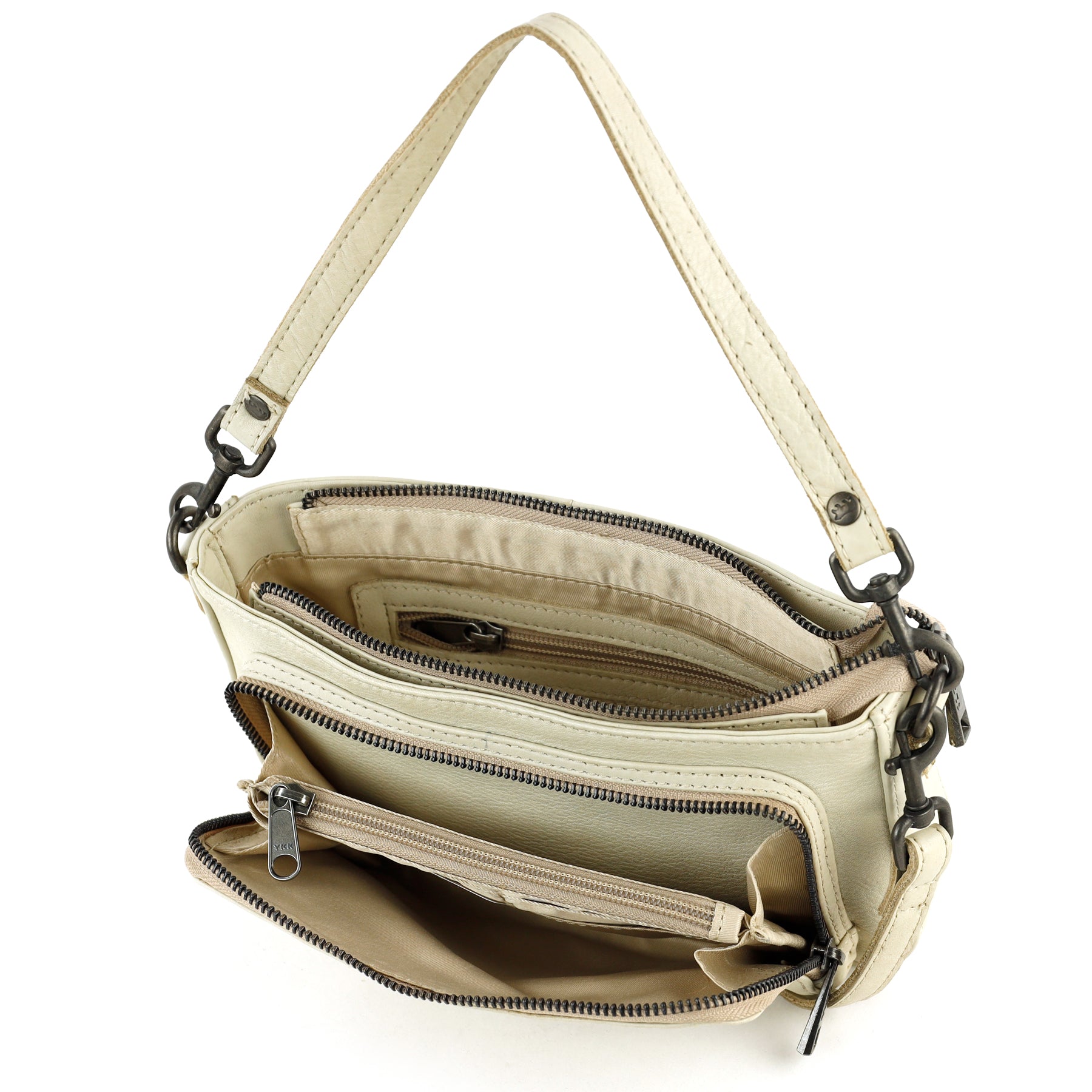 Small handbag/shoulderbag 'Livia' feather