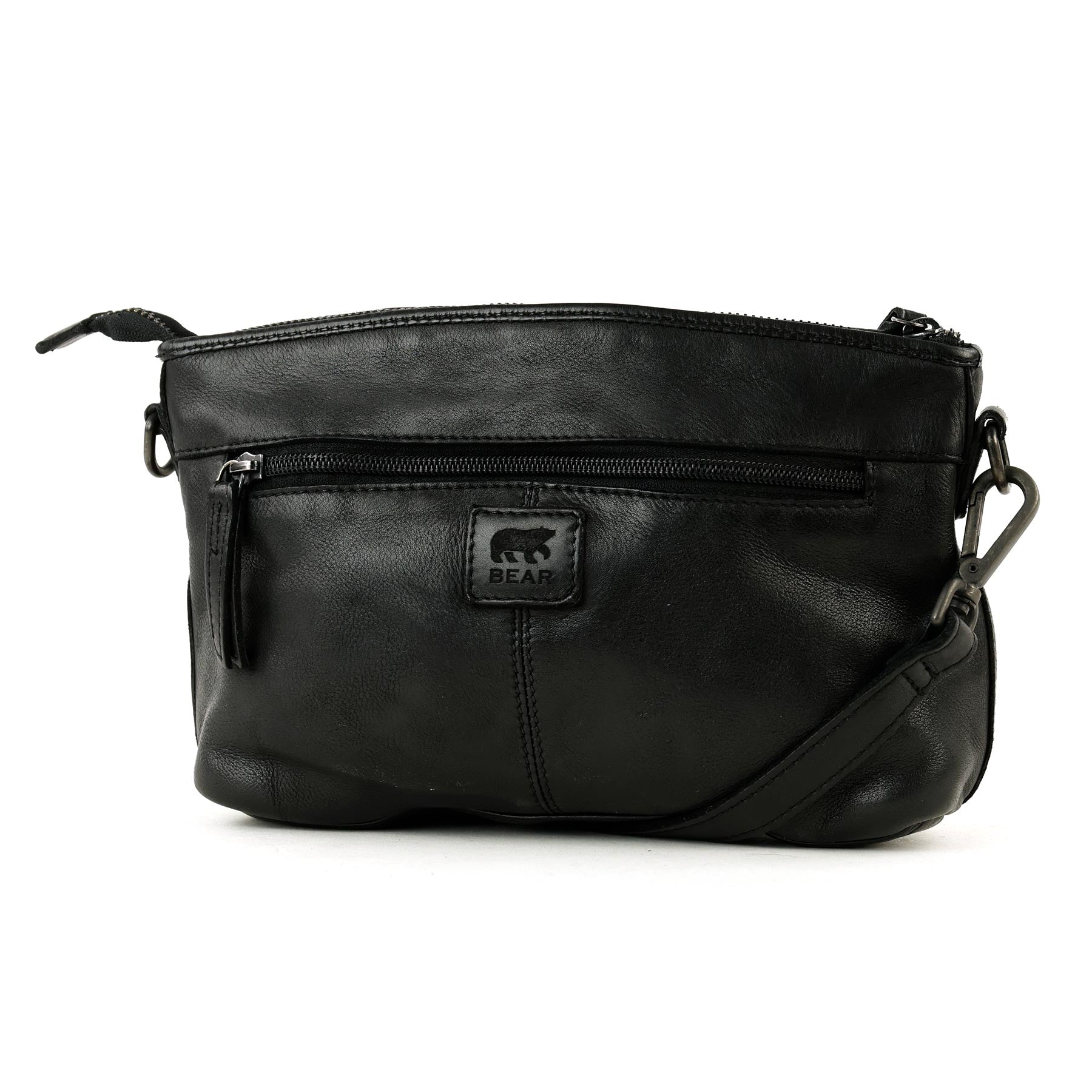 Patchwork shoulder bag 'Louise' black
