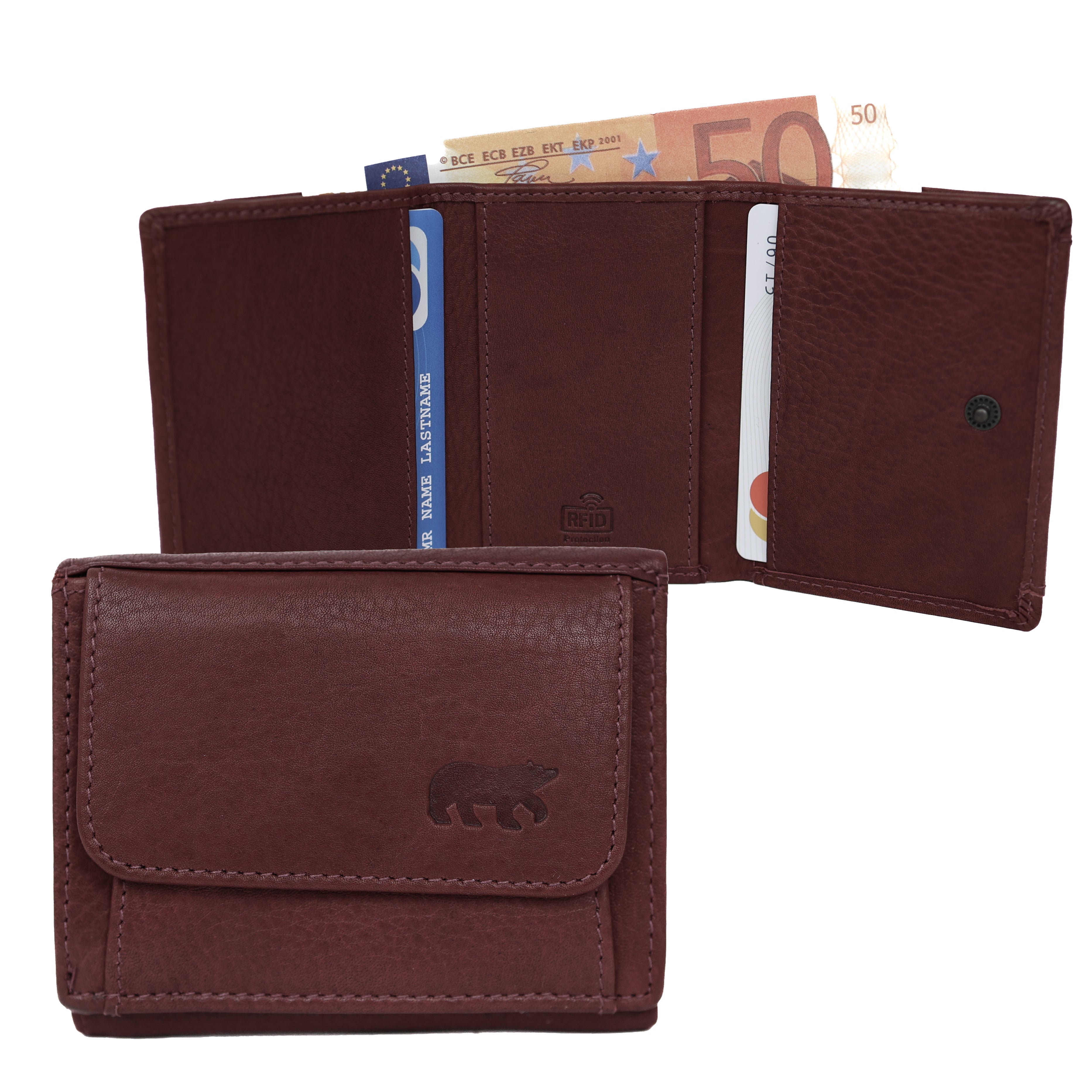 Wallet 'Nana' burgundy