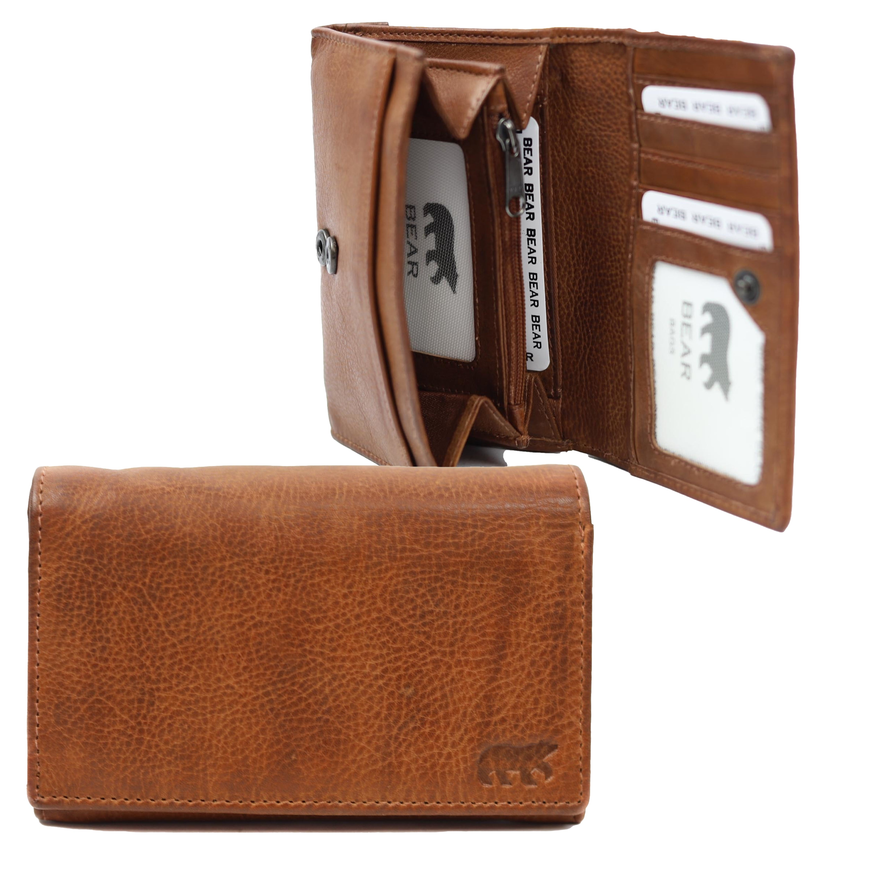 Wrap wallet 'Sweety' cognac - CP 5066