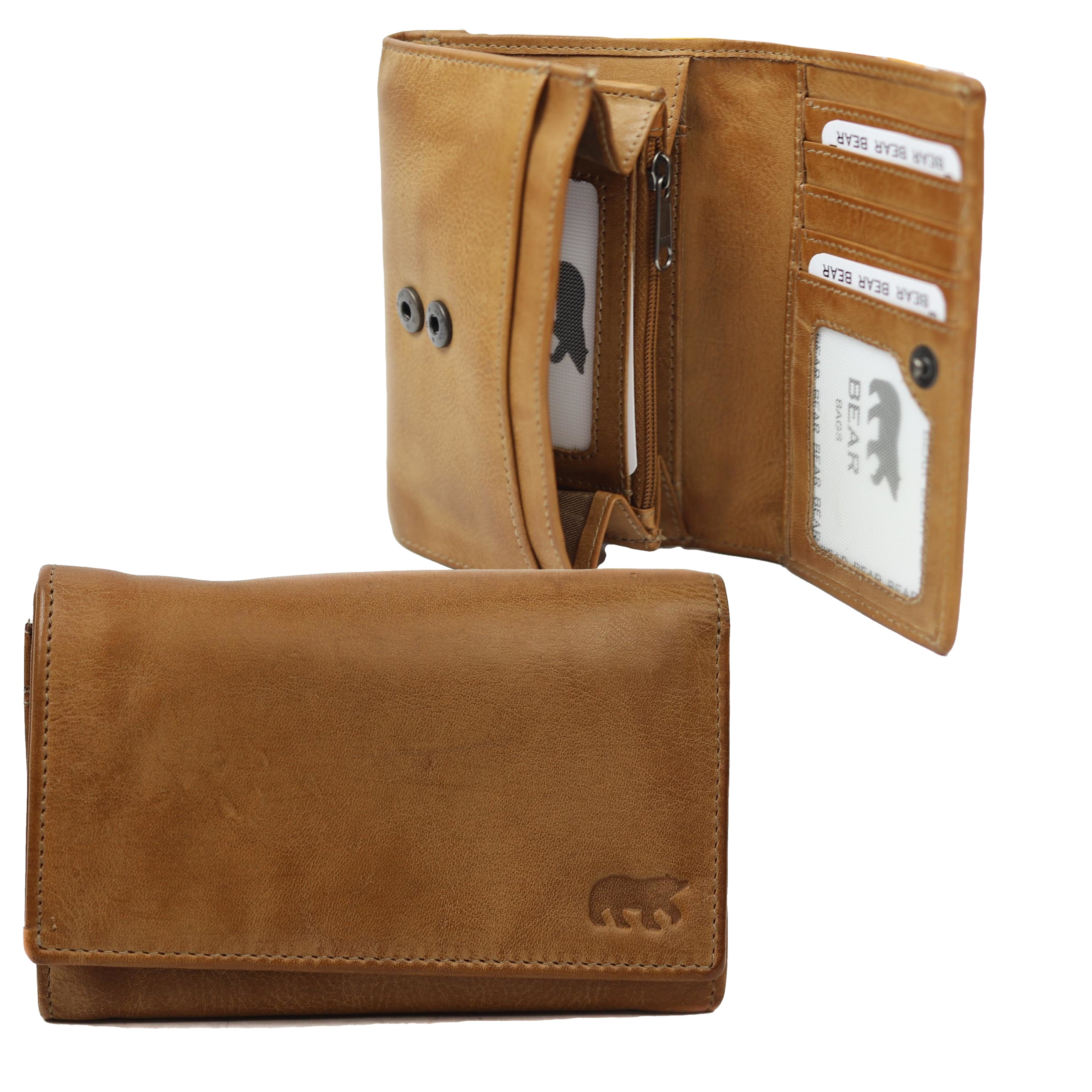 Wrap wallet 'Sweety' taupe - CP 5066