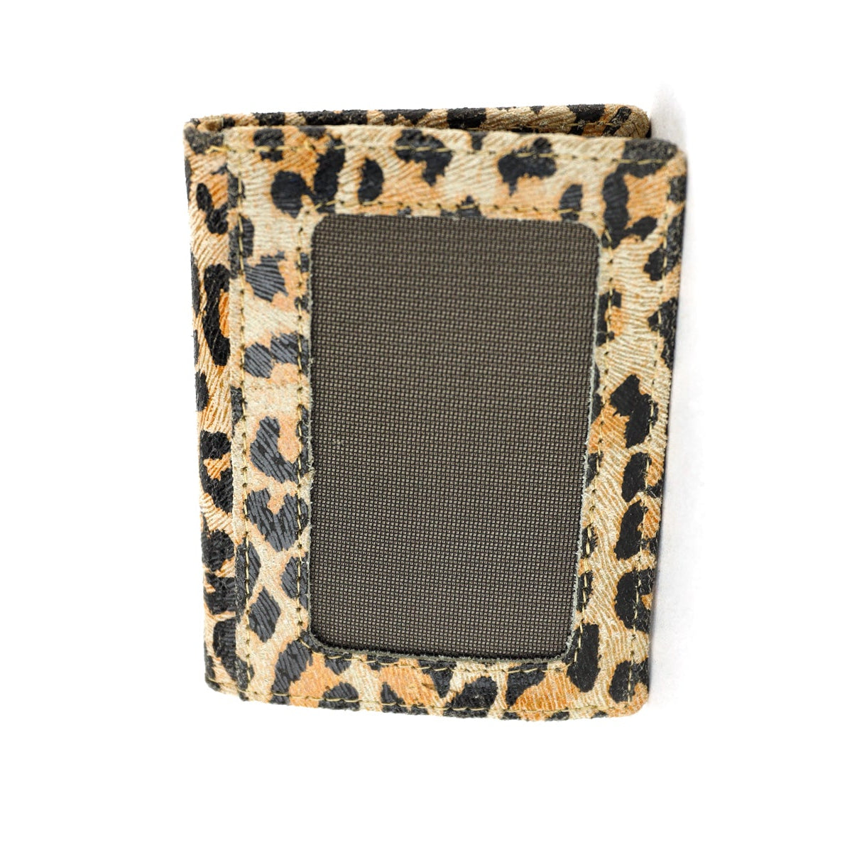 Card holder with banknote compartment 'Cas' small panther