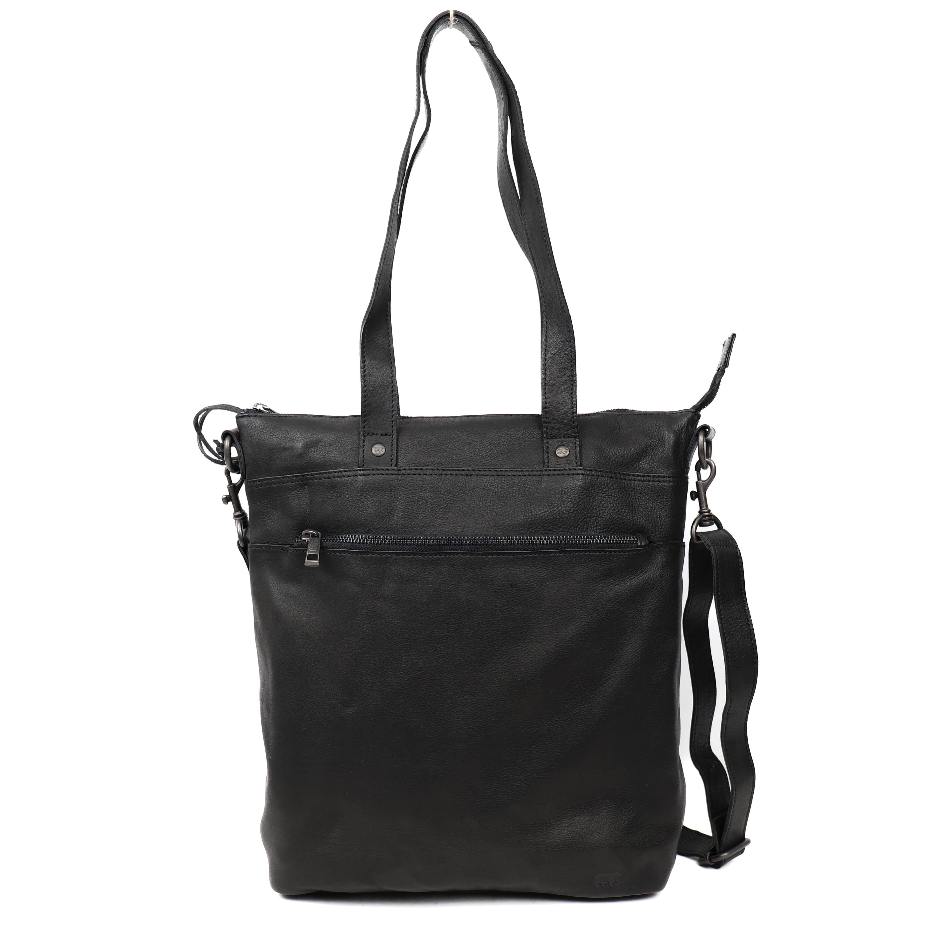 Hand/shoulder bag 'Loesie' black