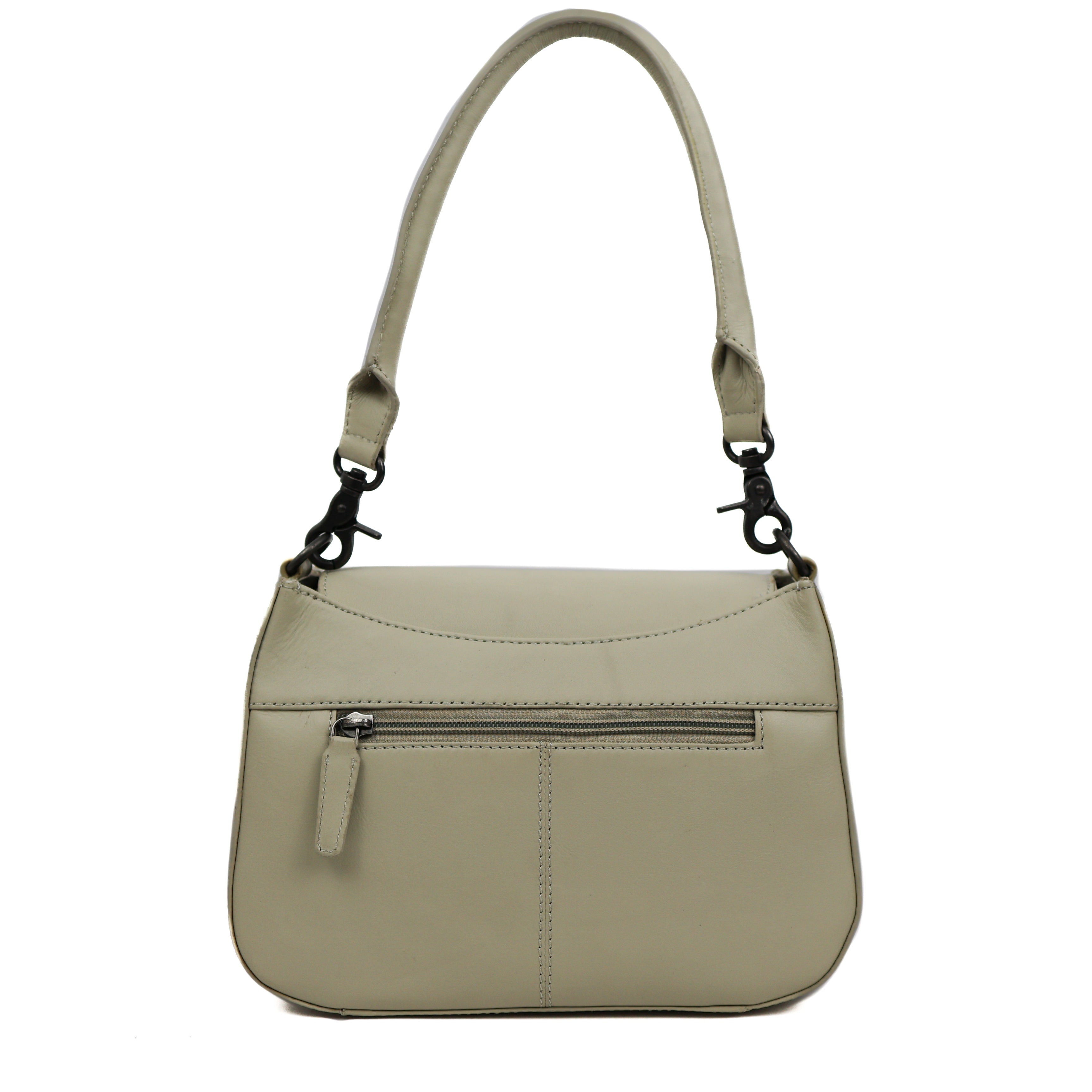Hand-/schoudertasje met flap 'Fenna' Khaki