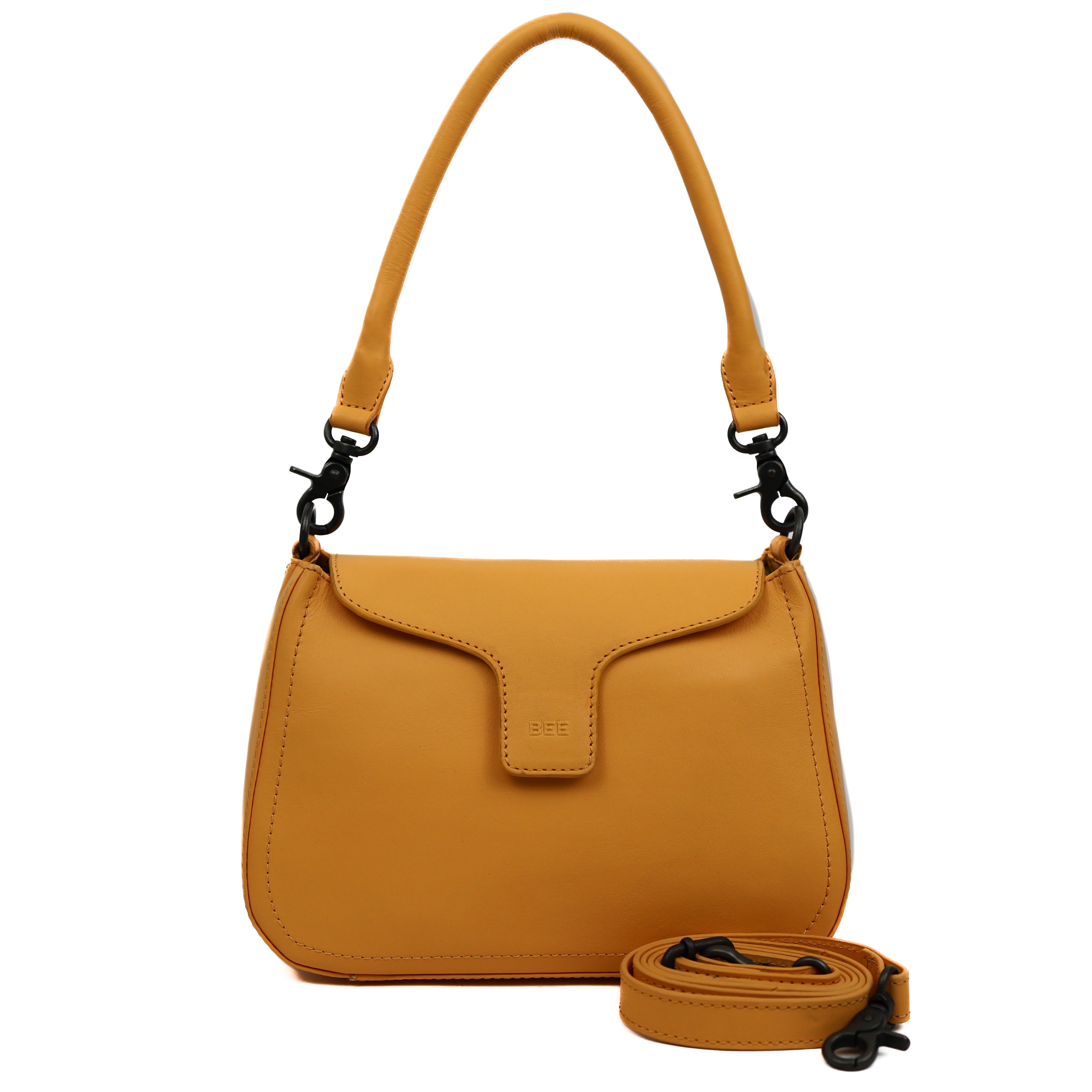 Hand-/schoudertasje met flap 'Fenna' Yellow