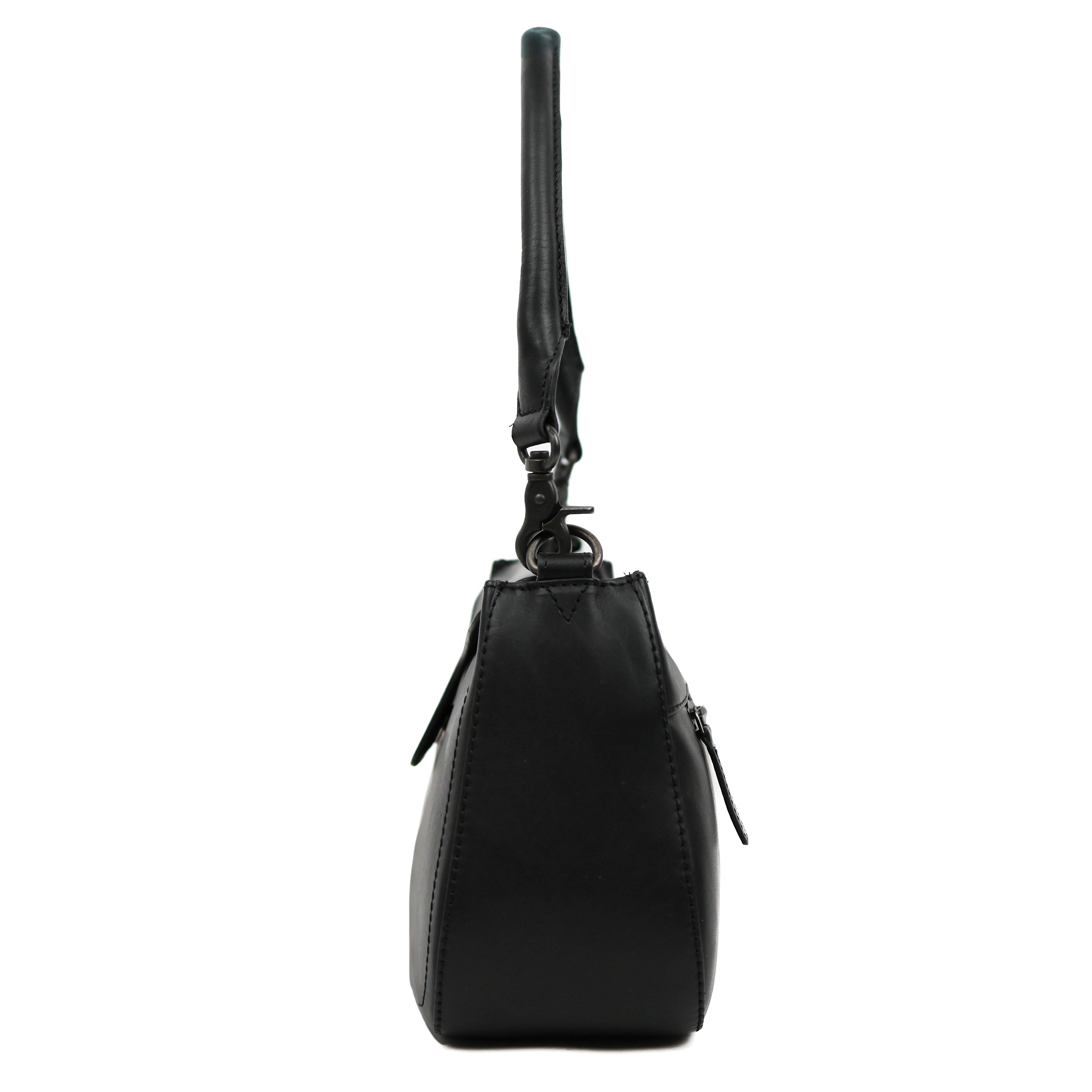 Hand-/schoudertasje met flap 'Fenna' Black