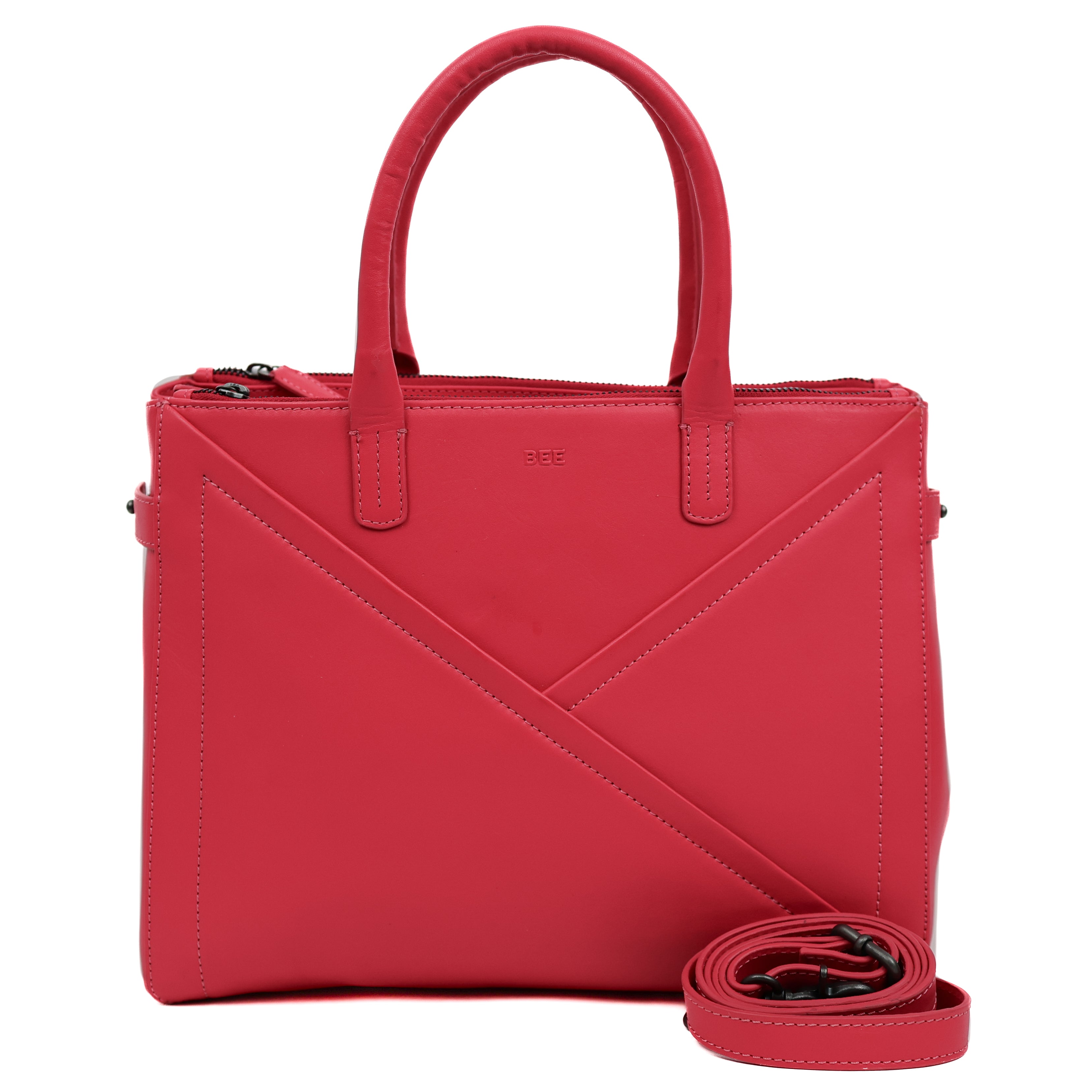 Hand/shoulder bag 'Gratia' Rose Red
