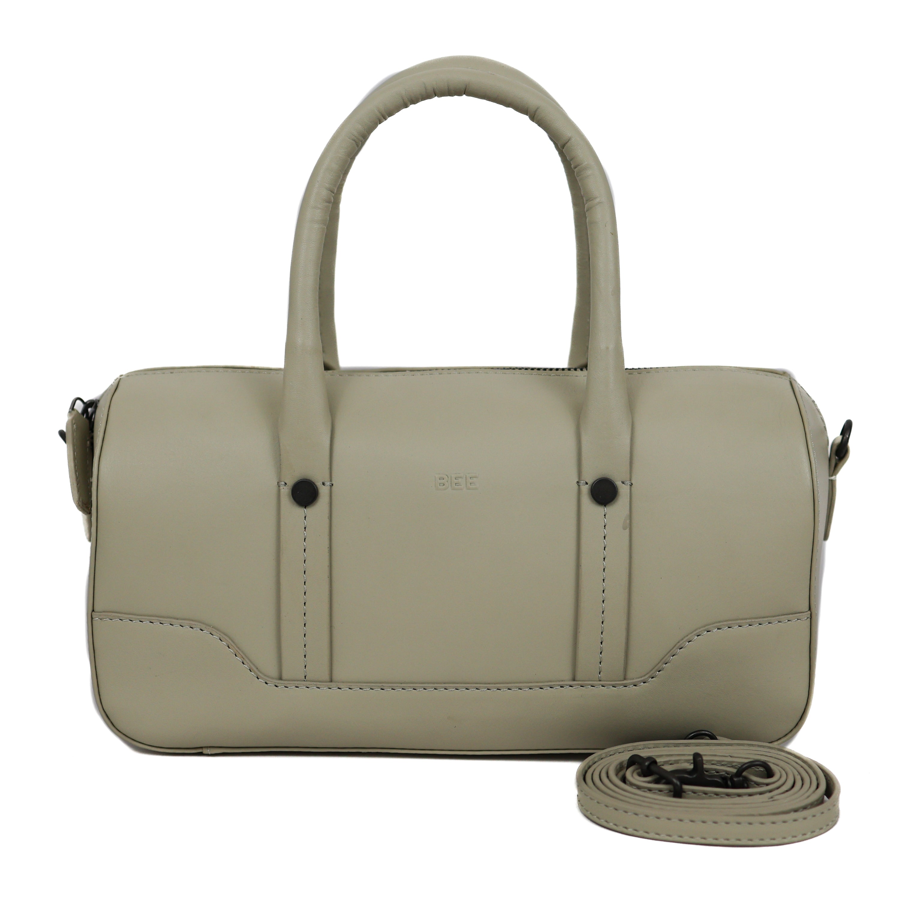 Rond hand-/schoudertasje 'Viviana' Khaki