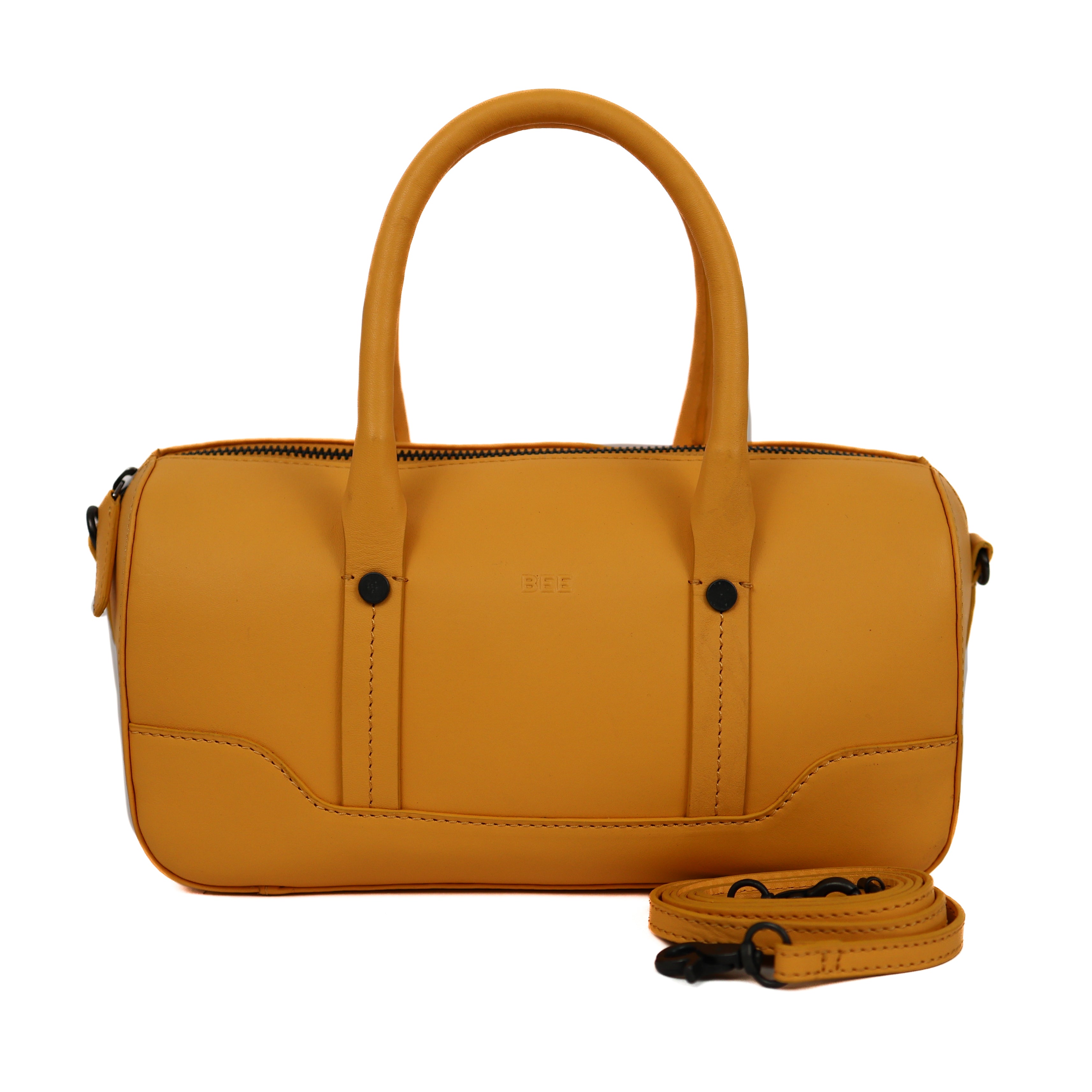 Rond hand-/schoudertasje 'Viviana' Yellow