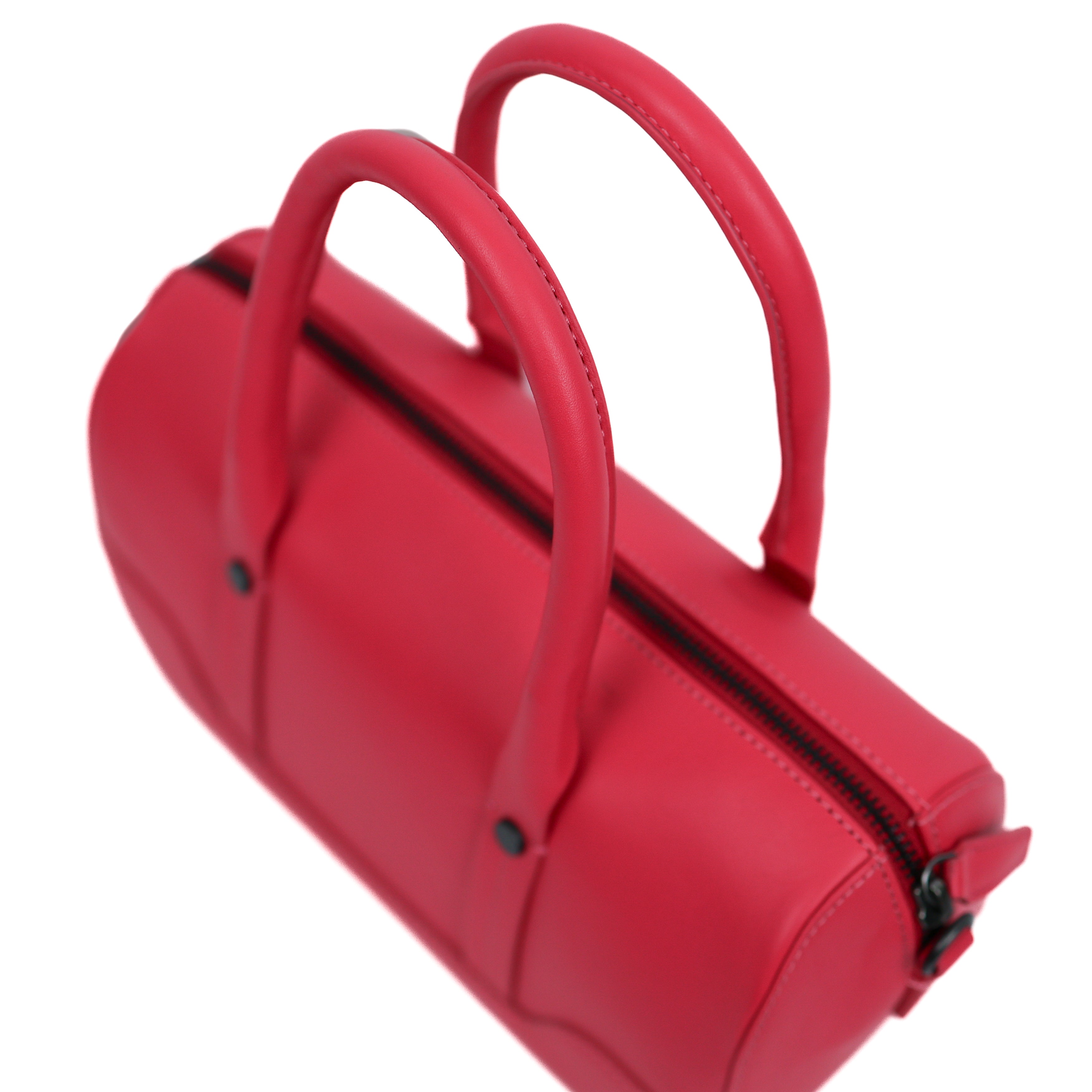 Rond hand-/schoudertasje 'Viviana' Rose Red