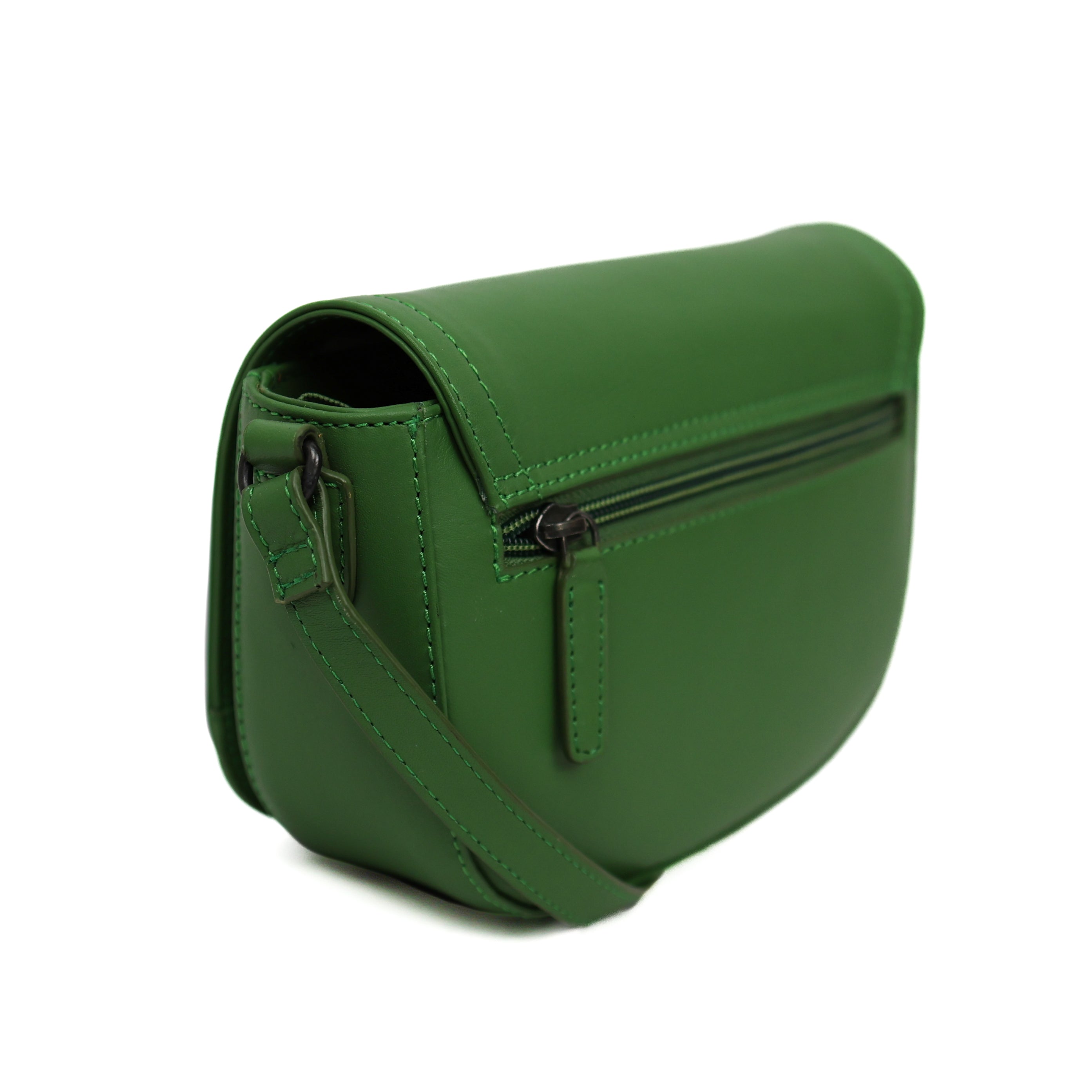 Schoudertasje met flap 'Anastasia' Willow Bough Green