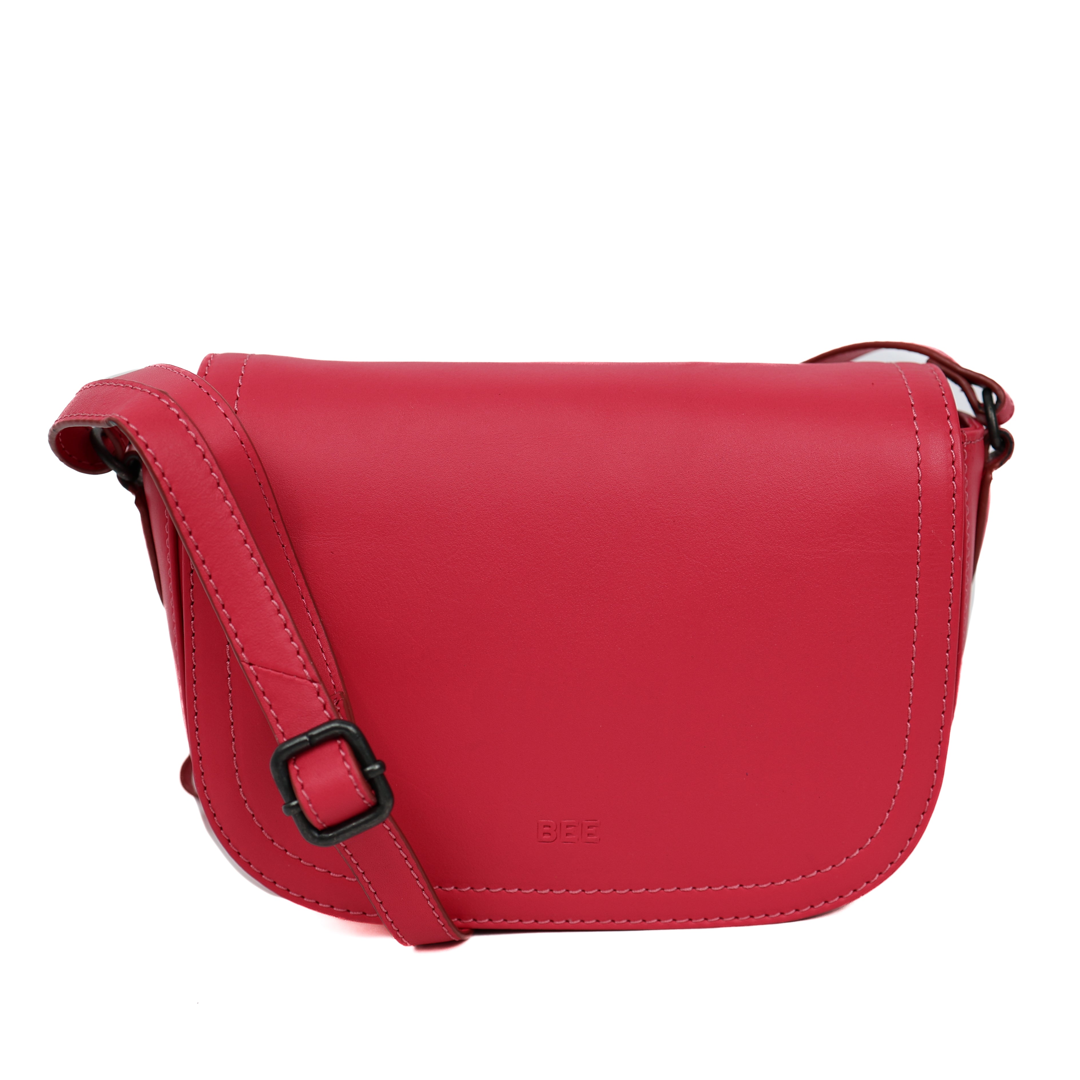 Schoudertasje met flap 'Anastasia' Rose Red