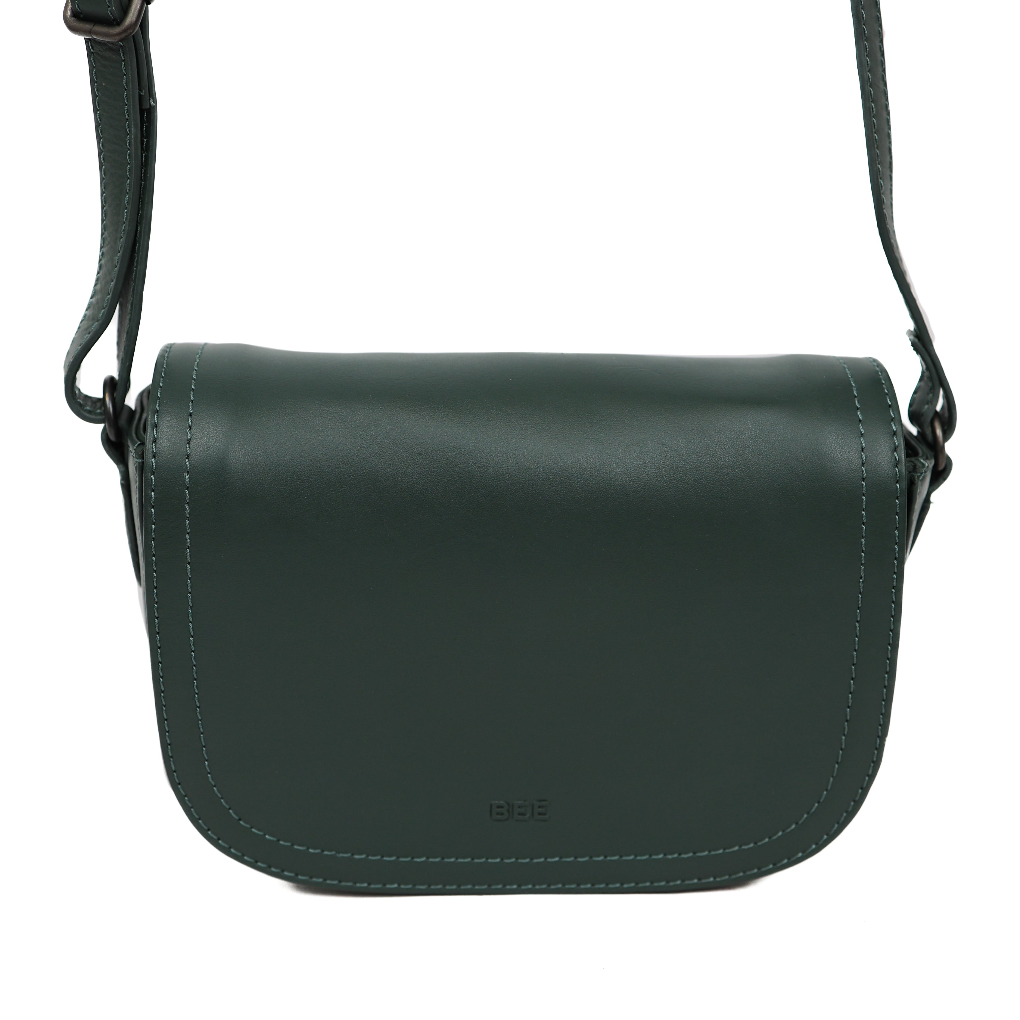 Schoudertasje met flap 'Anastasia' Green