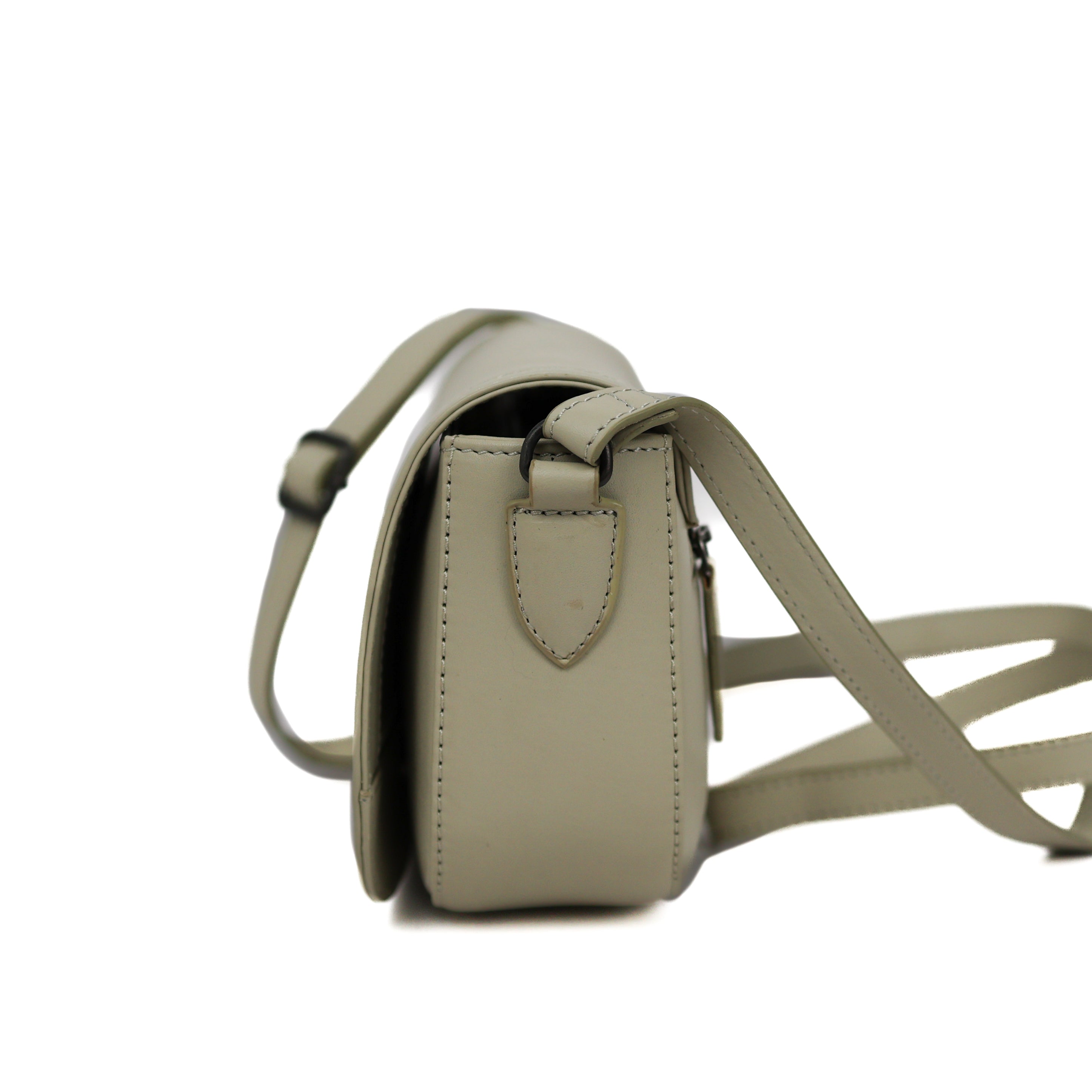 Schoudertasje met flap 'Anastasia' Khaki