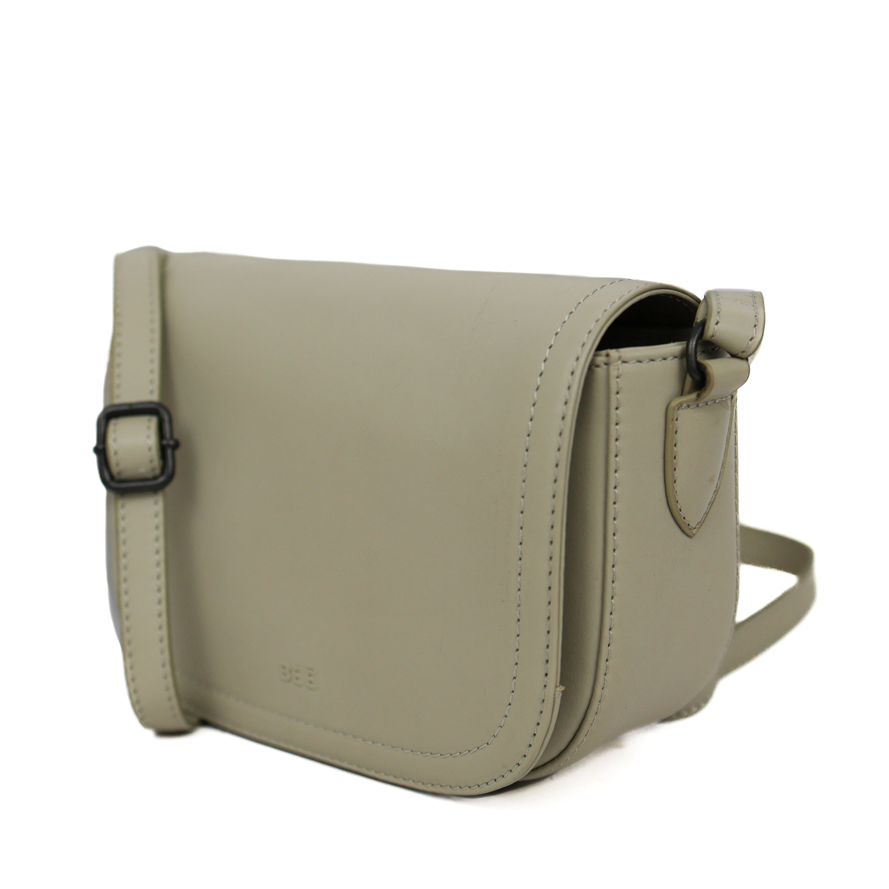 Schoudertasje met flap 'Anastasia' Khaki