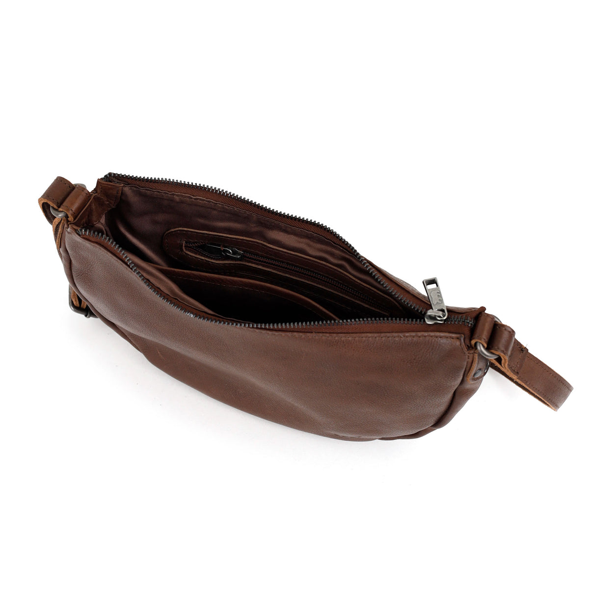 Pouch bag 'Dyan' cognac