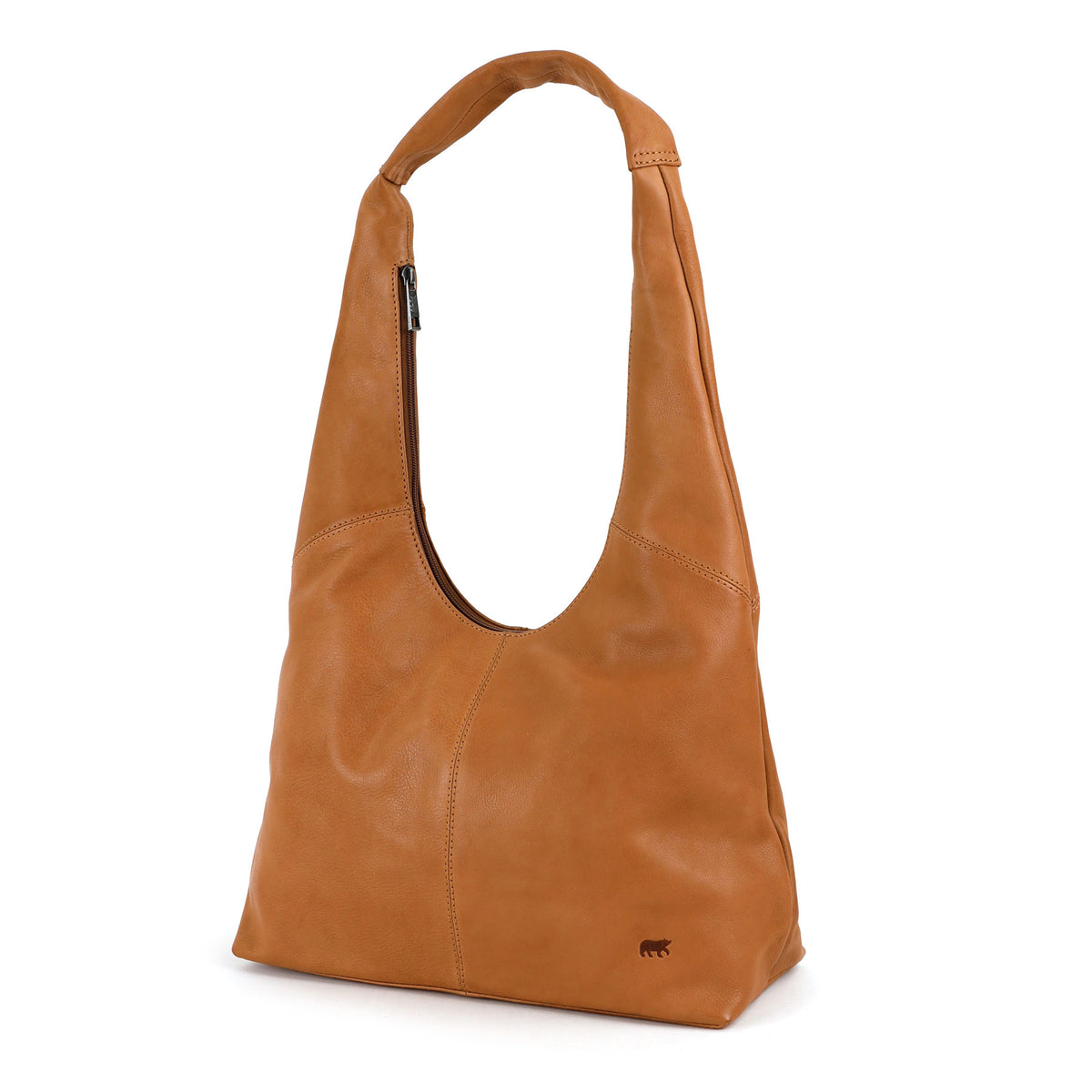 Shopper/pouch bag 'Pauline' cognac