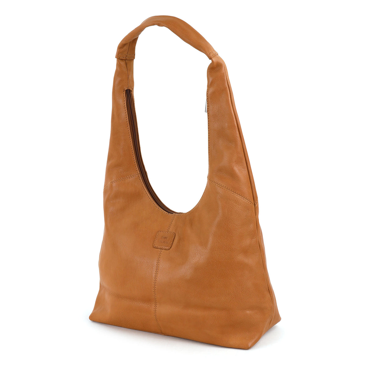 Shopper/pouch bag 'Pauline' cognac